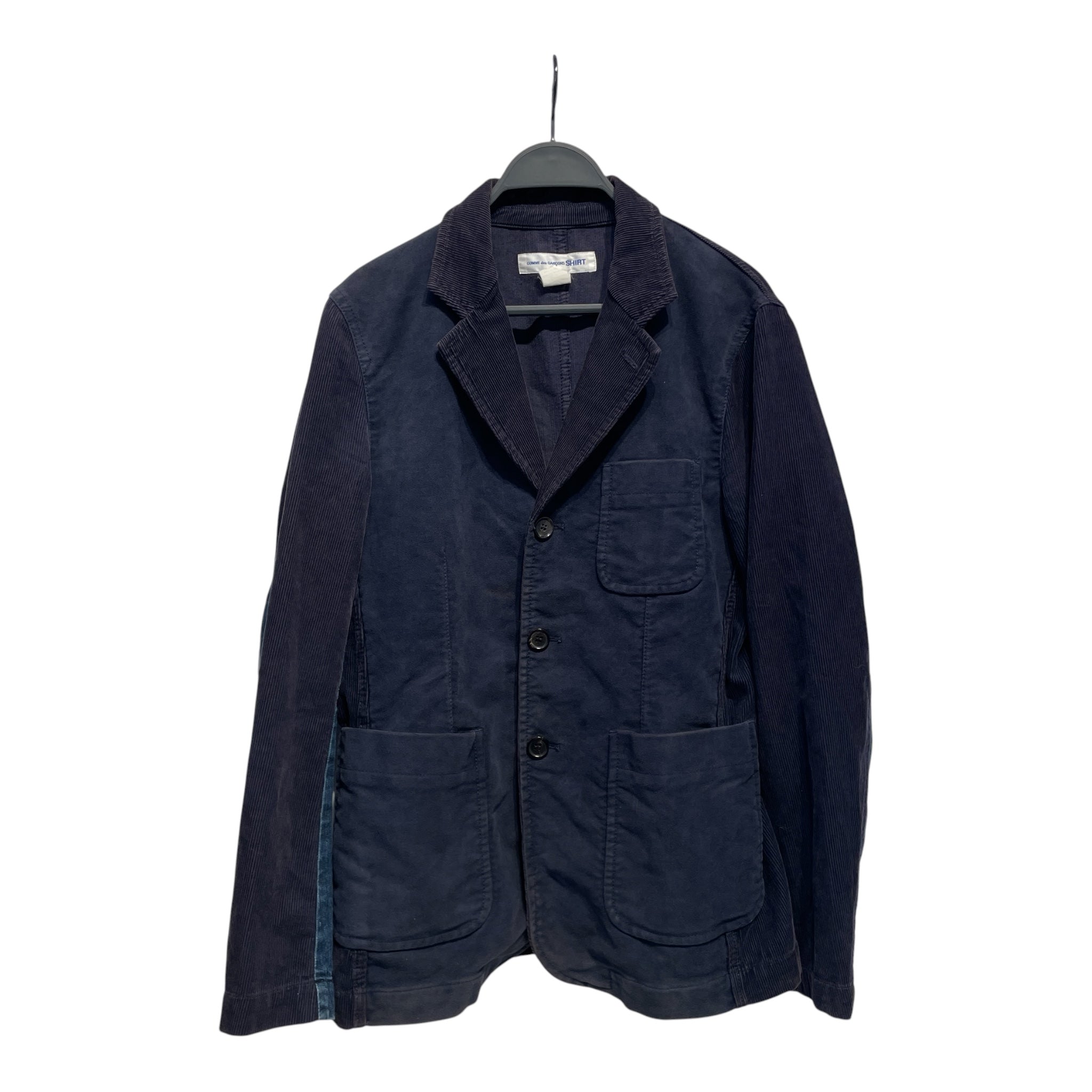 JUNYA WATANABE COMME des GARCONS/Jacket/XS/Suede/NVY/bedford chore jacket view 1