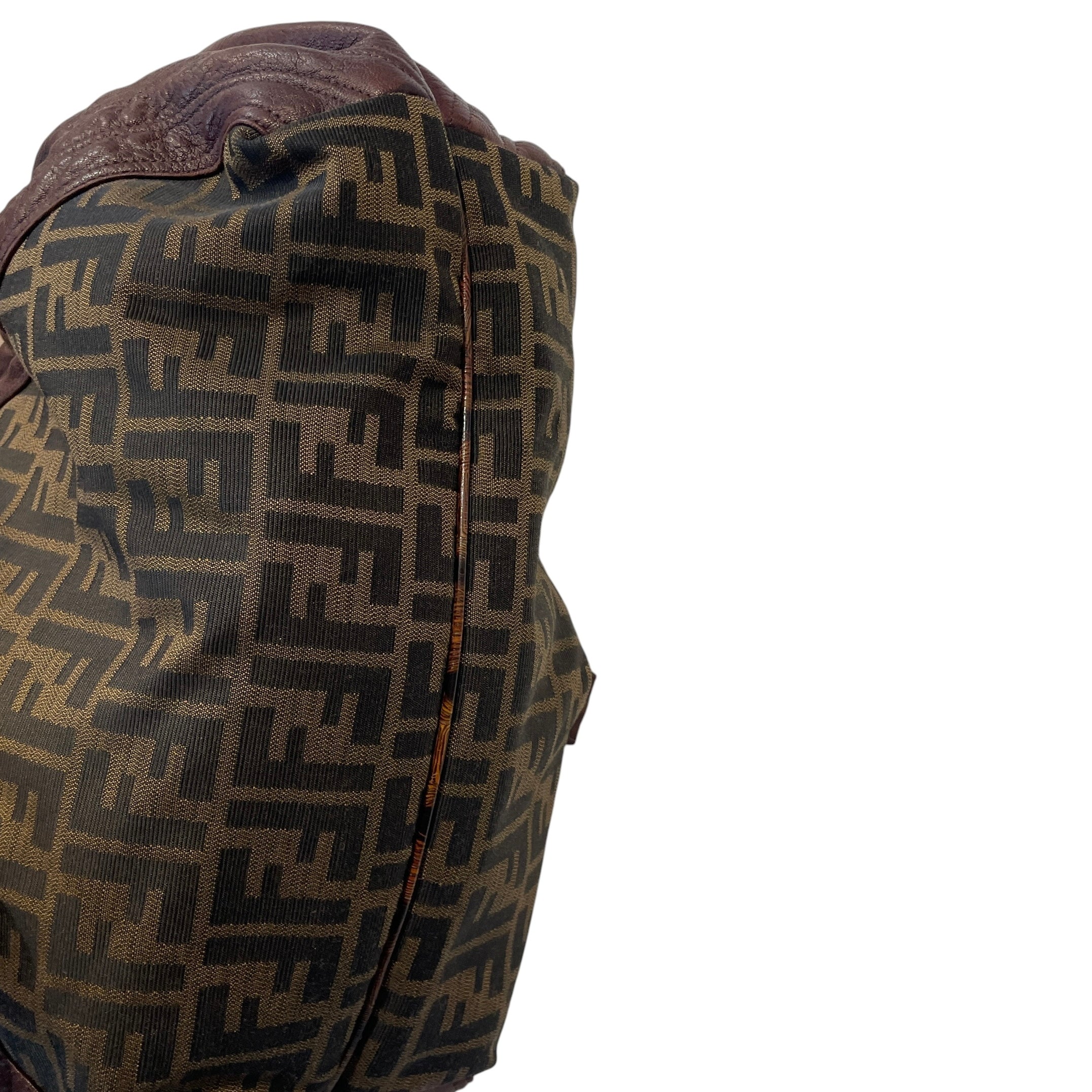 FENDI/Tote Bag/Monogram/Leather/BRW/SPY BAG ZUCCA FF view 5