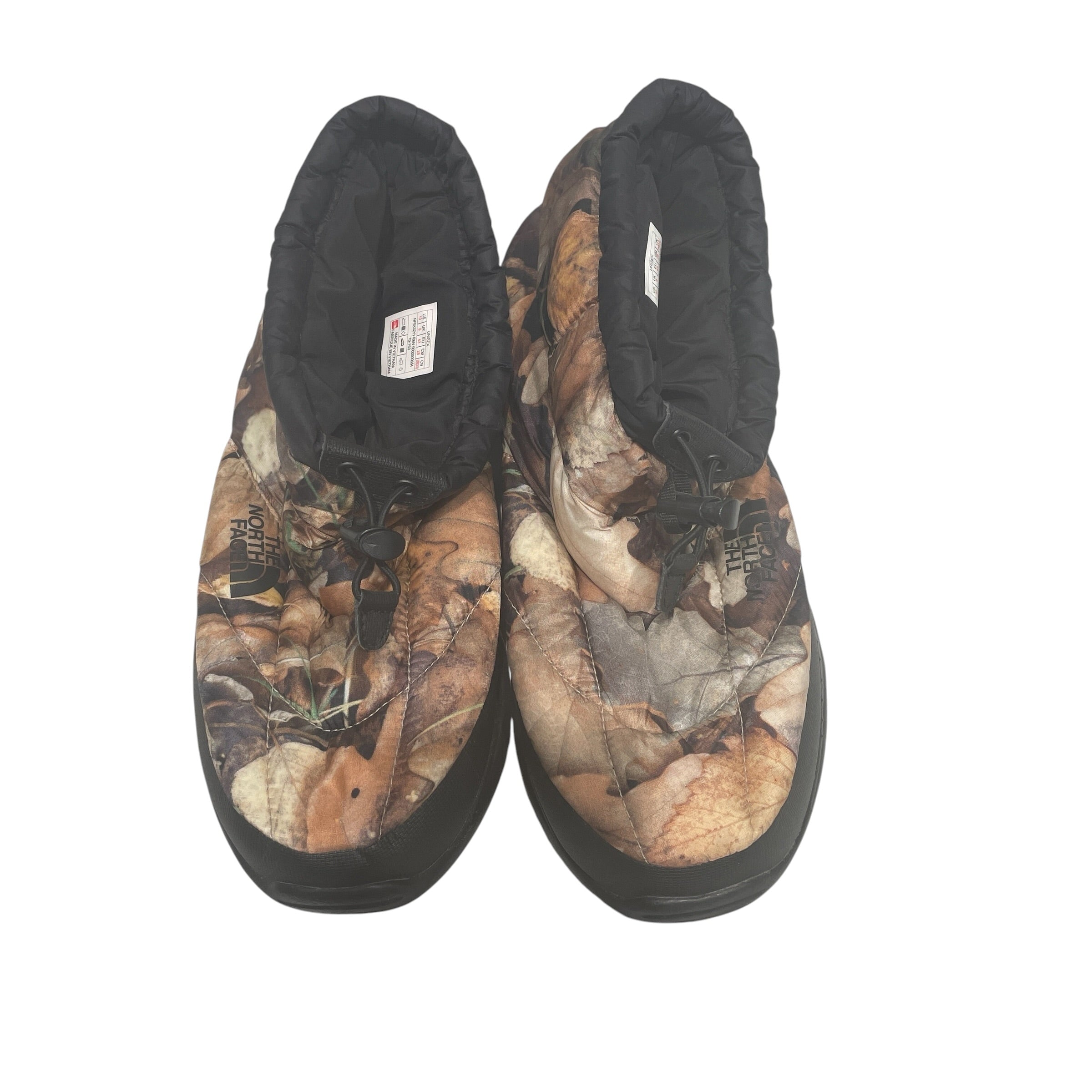Supreme/Boots/US 10/Camouflage/Nylon/BLK/x North Face Nuptse Booties view 3