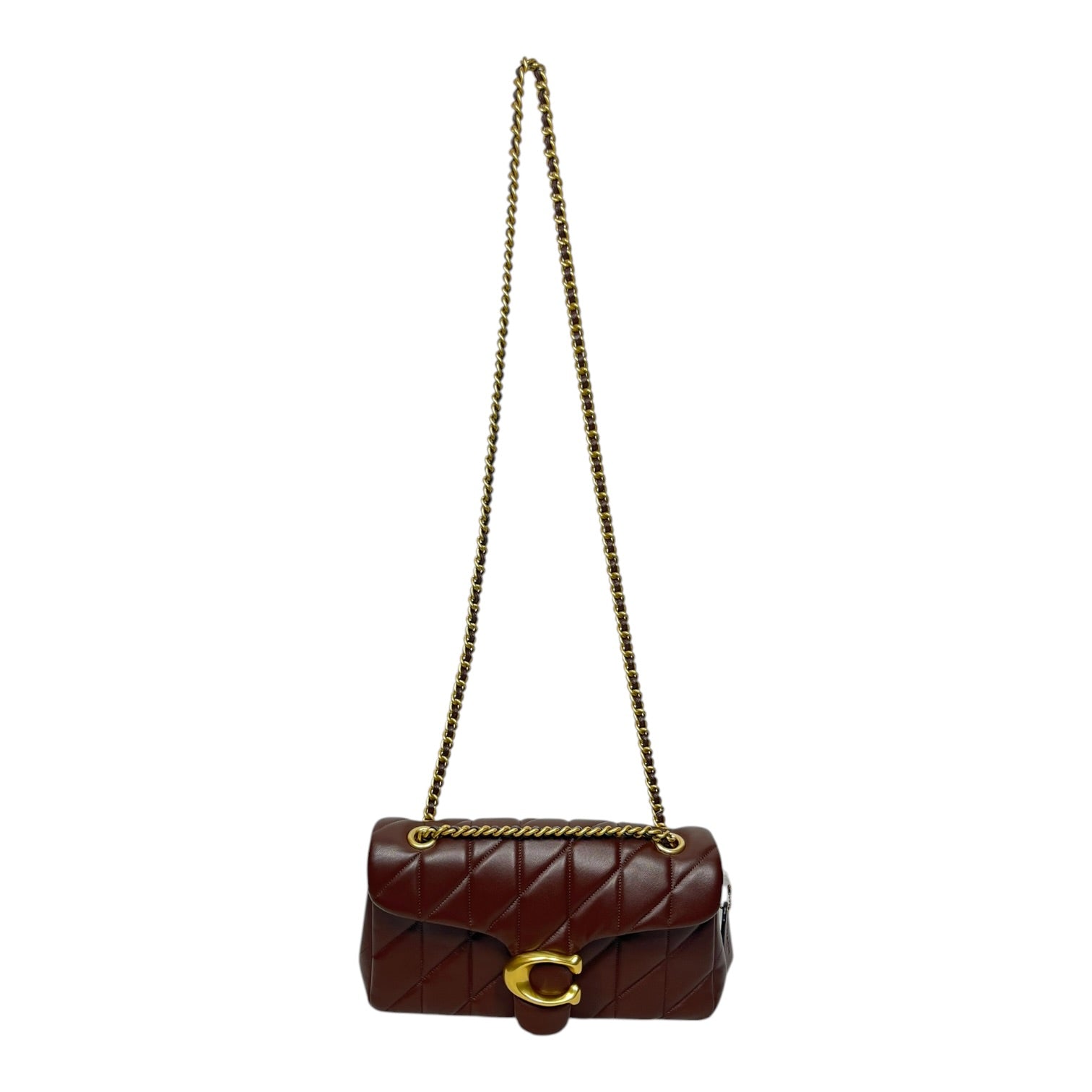 COACH/Cross Body Bag/Leather/BRW/Quilted Leather Tabby Bag view 1