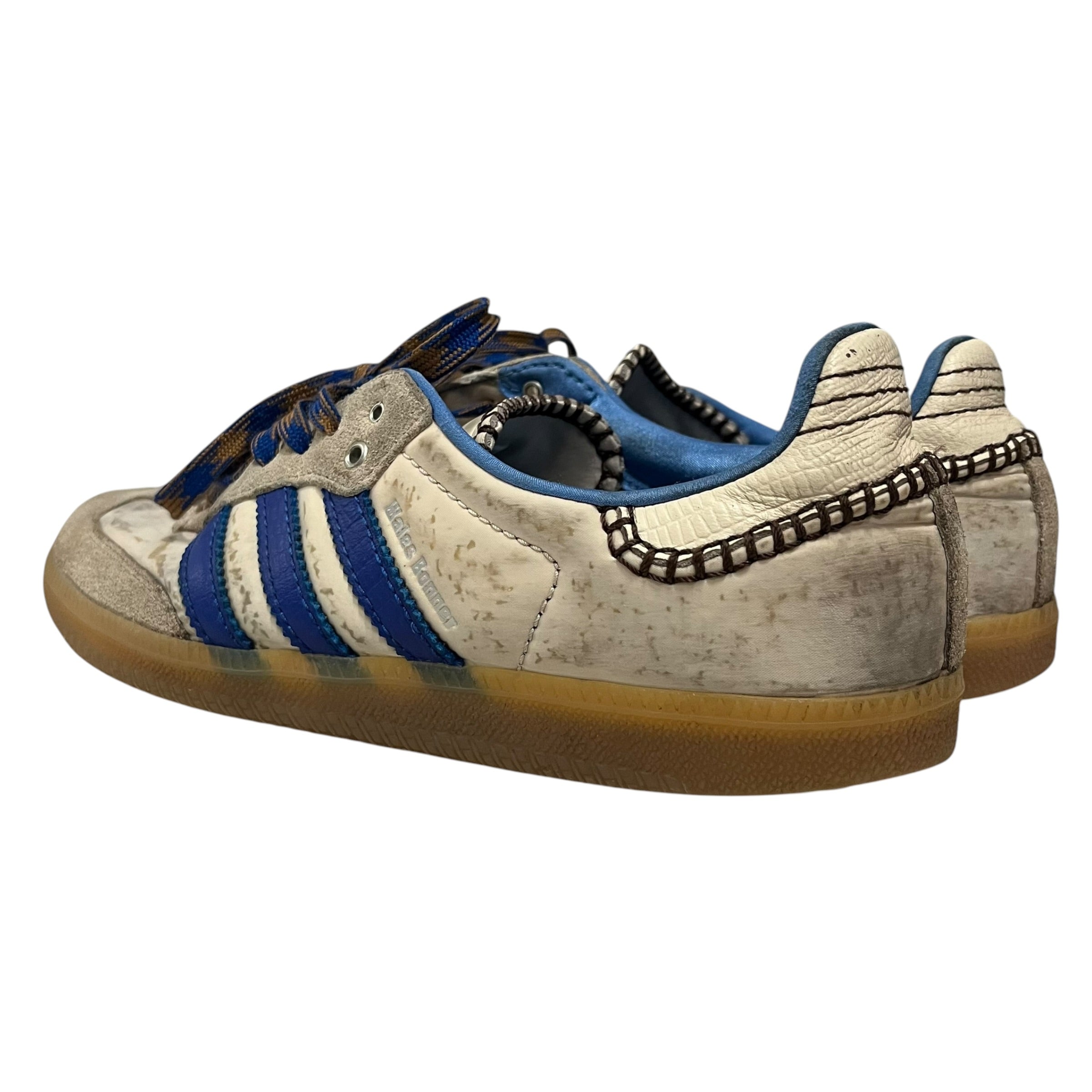 adidas/Low-Sneakers/US 10.5/Suede/BLU/WALES BONNER view 2