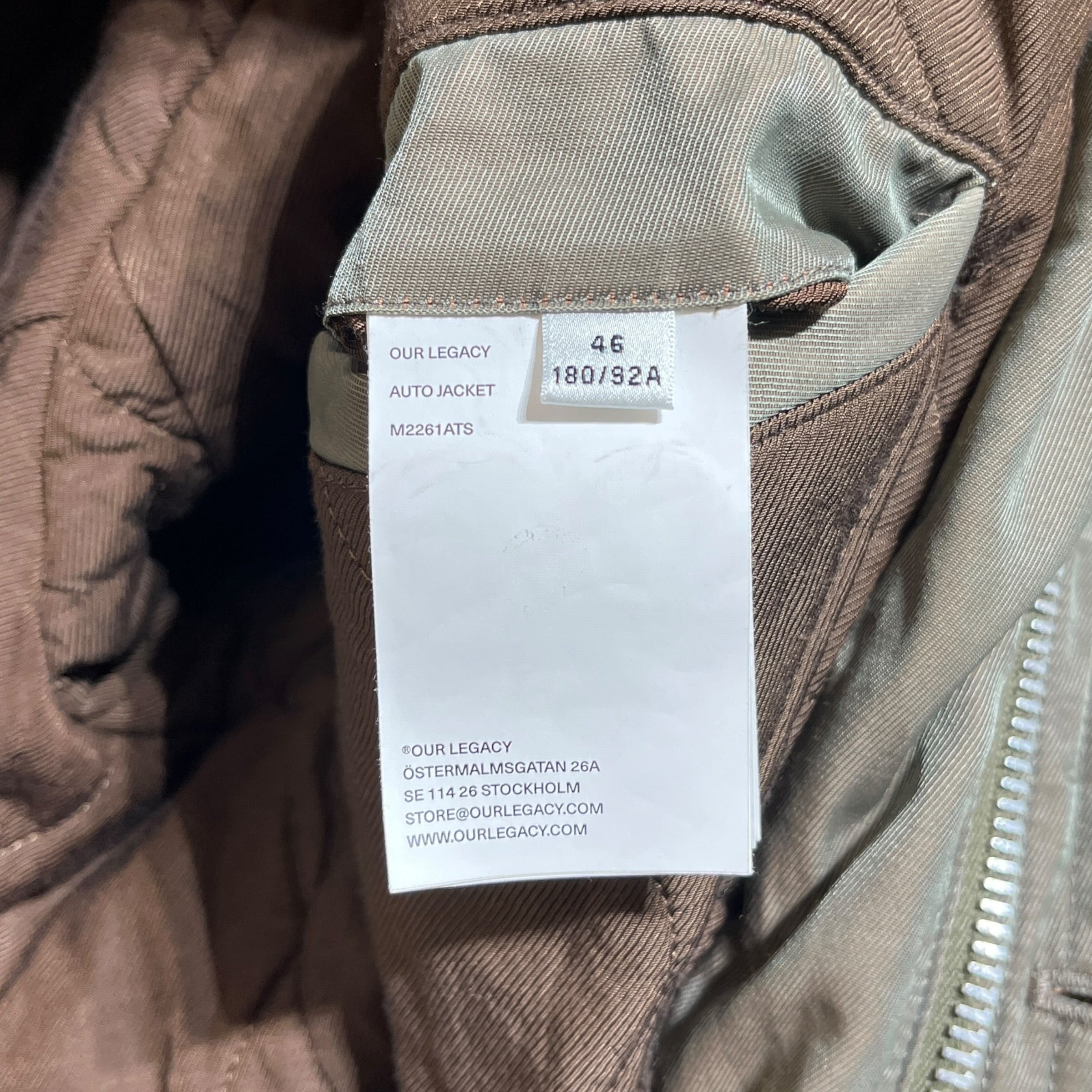 OUR LEGACY/Puffer Jkt/46/Nylon/KHK/AUTO TWINSHADE view 4