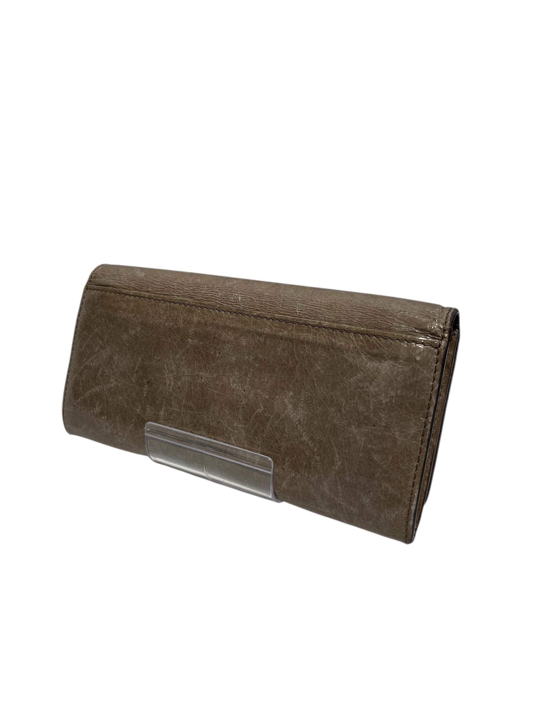 CELINE/Bifold Wallet/OS/Leather/GRY/STRAP WALLET view 2