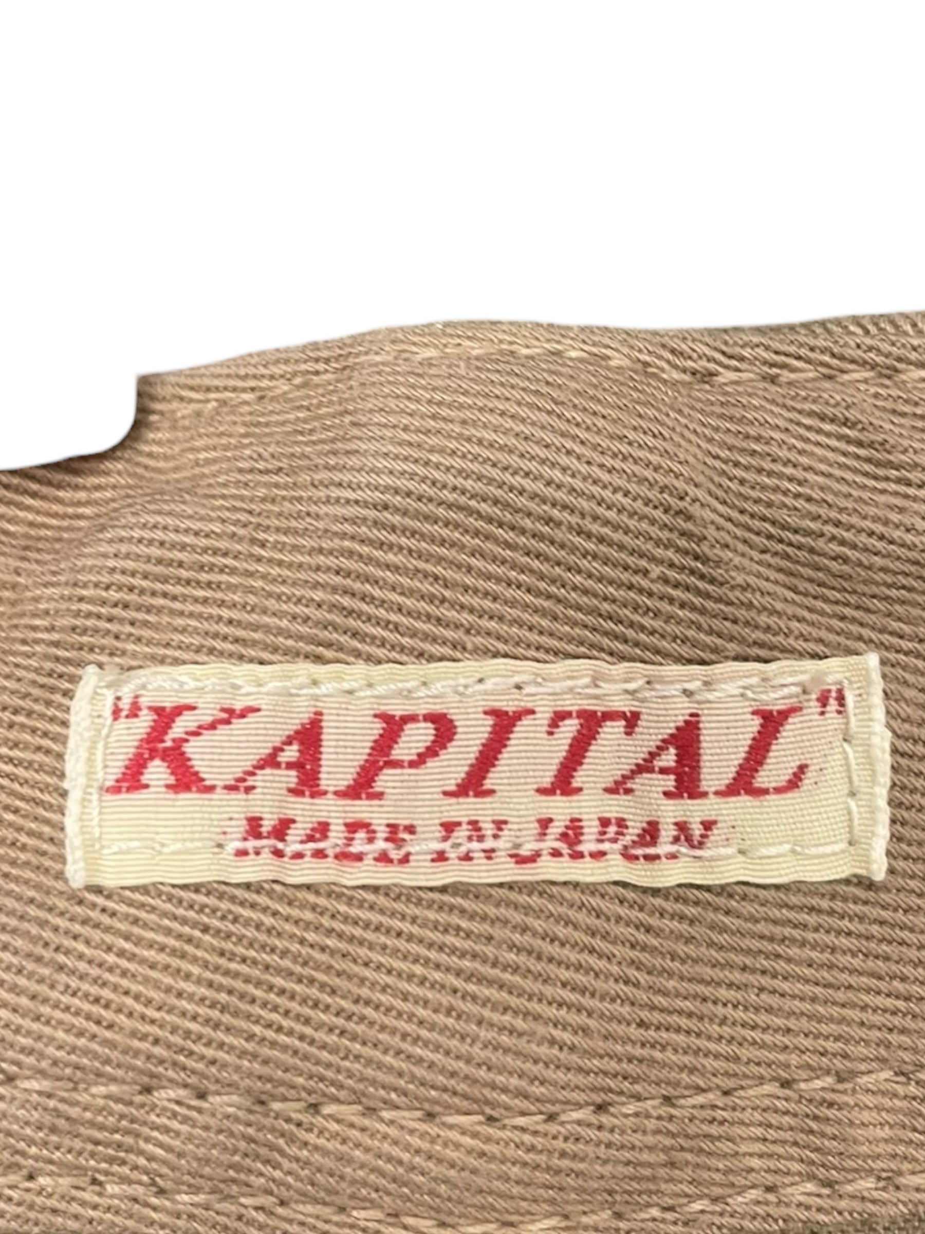 KAPITAL/Sarouel Pants/S/Cotton/BEG/Button Fly/7 BUTTON CARGO PANT view 3
