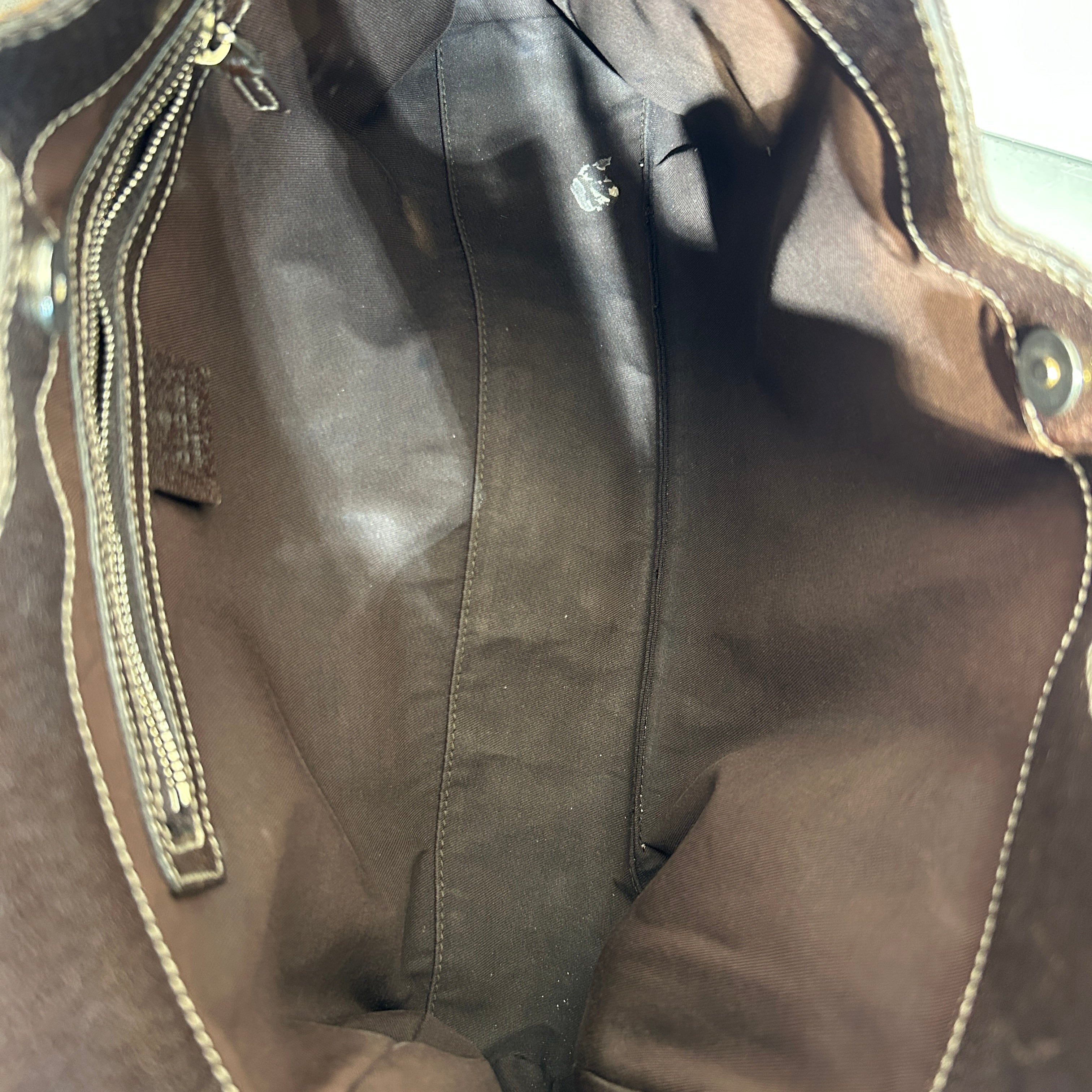 GUCCI/Tote Bag/Monogram/BRW/Charmy view 4