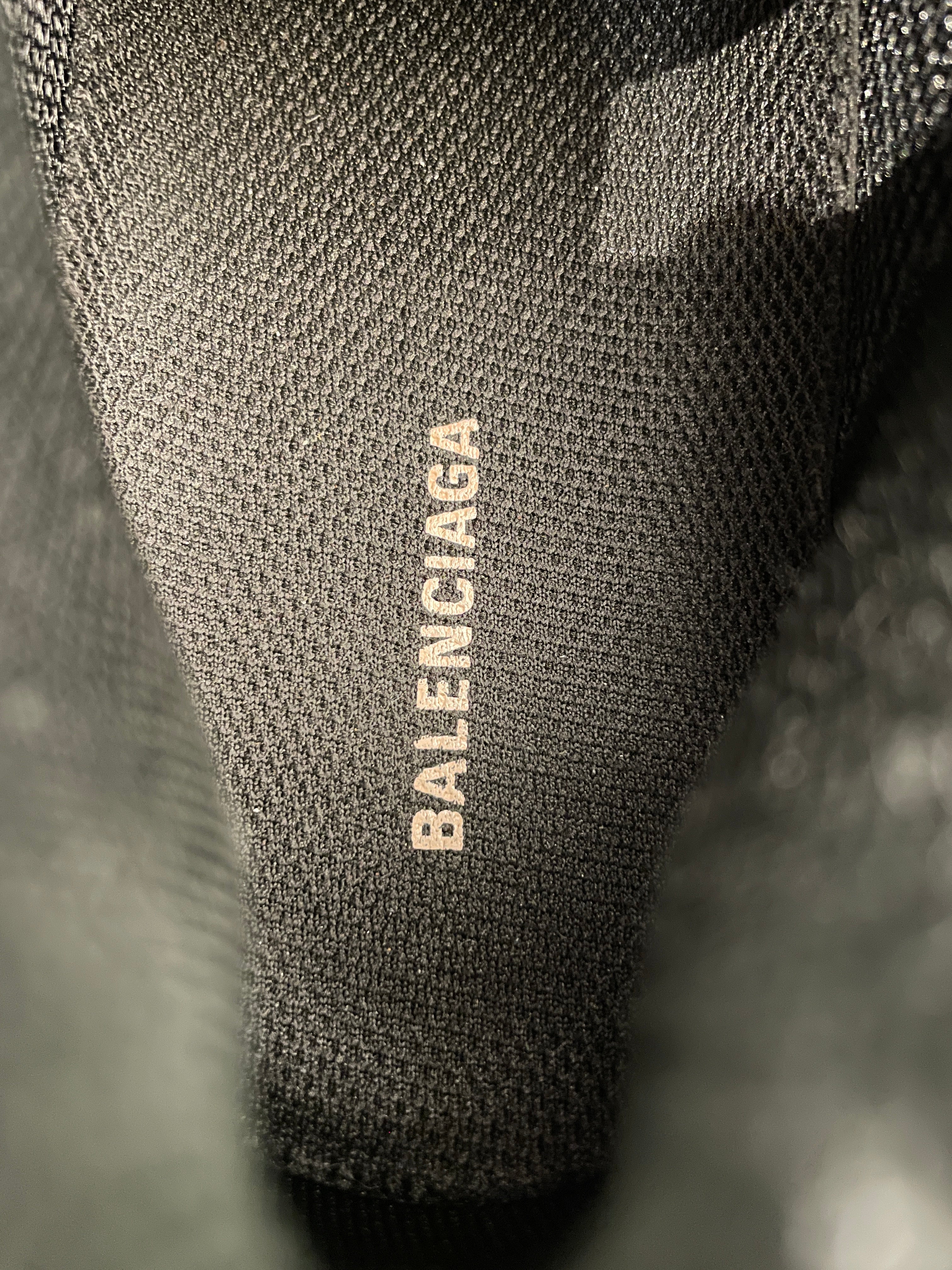 BALENCIAGA/Low-Sneakers/EU 39/Nylon/BLK/Ankle Strap/Tripple S view 3