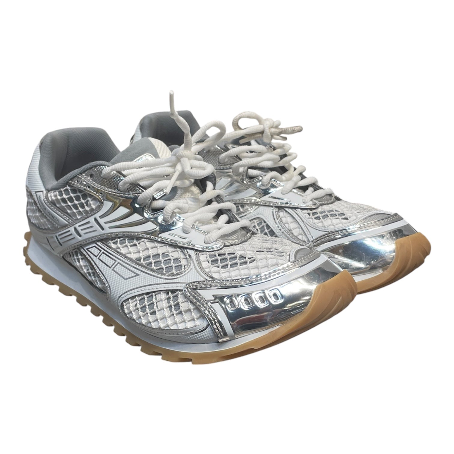 BOTTEGA VENETA/Low-Sneakers/US 11/Polyester/SLV/ORBIT SNEAKERS view 1