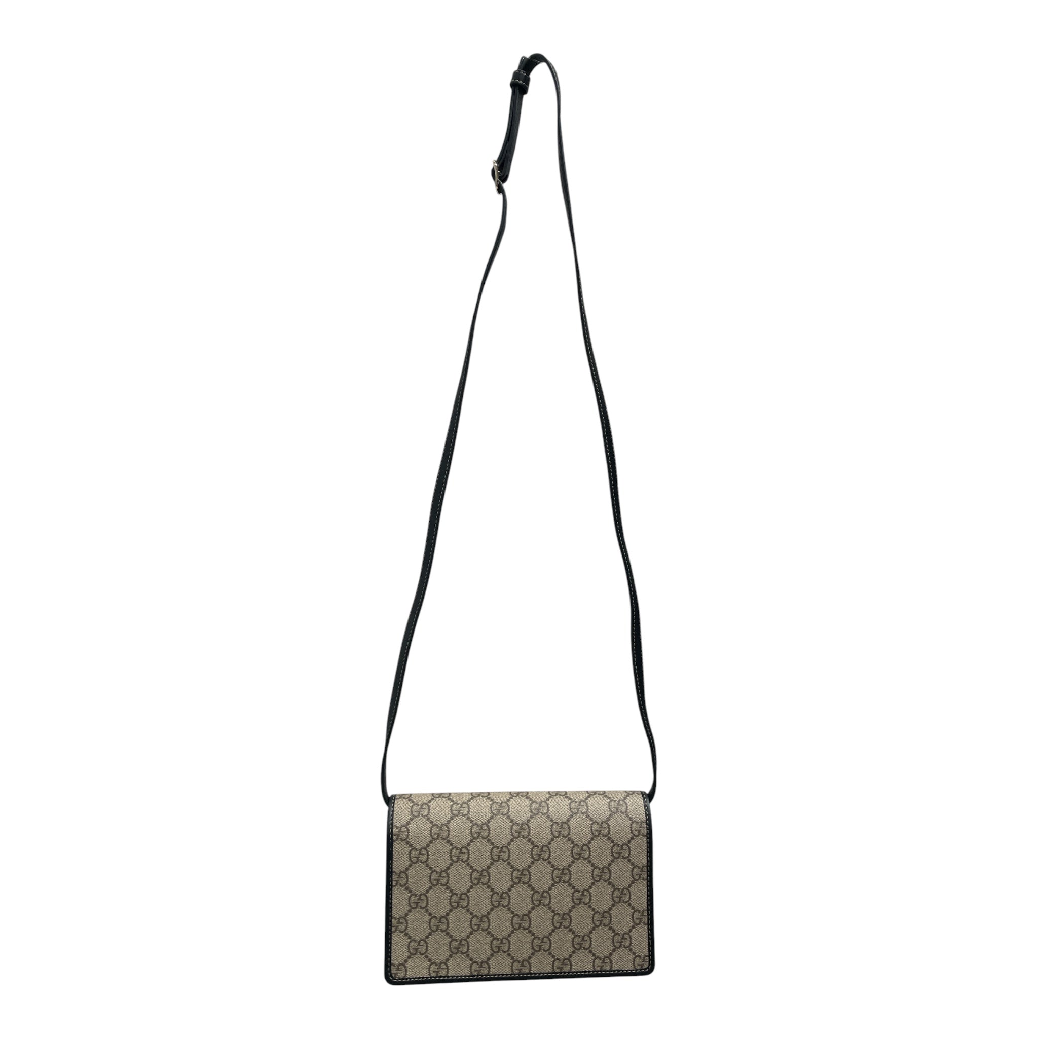 GUCCI/Cross Body Bag/Monogram/KHK/Mini Shoulder Bag Zumi view 2