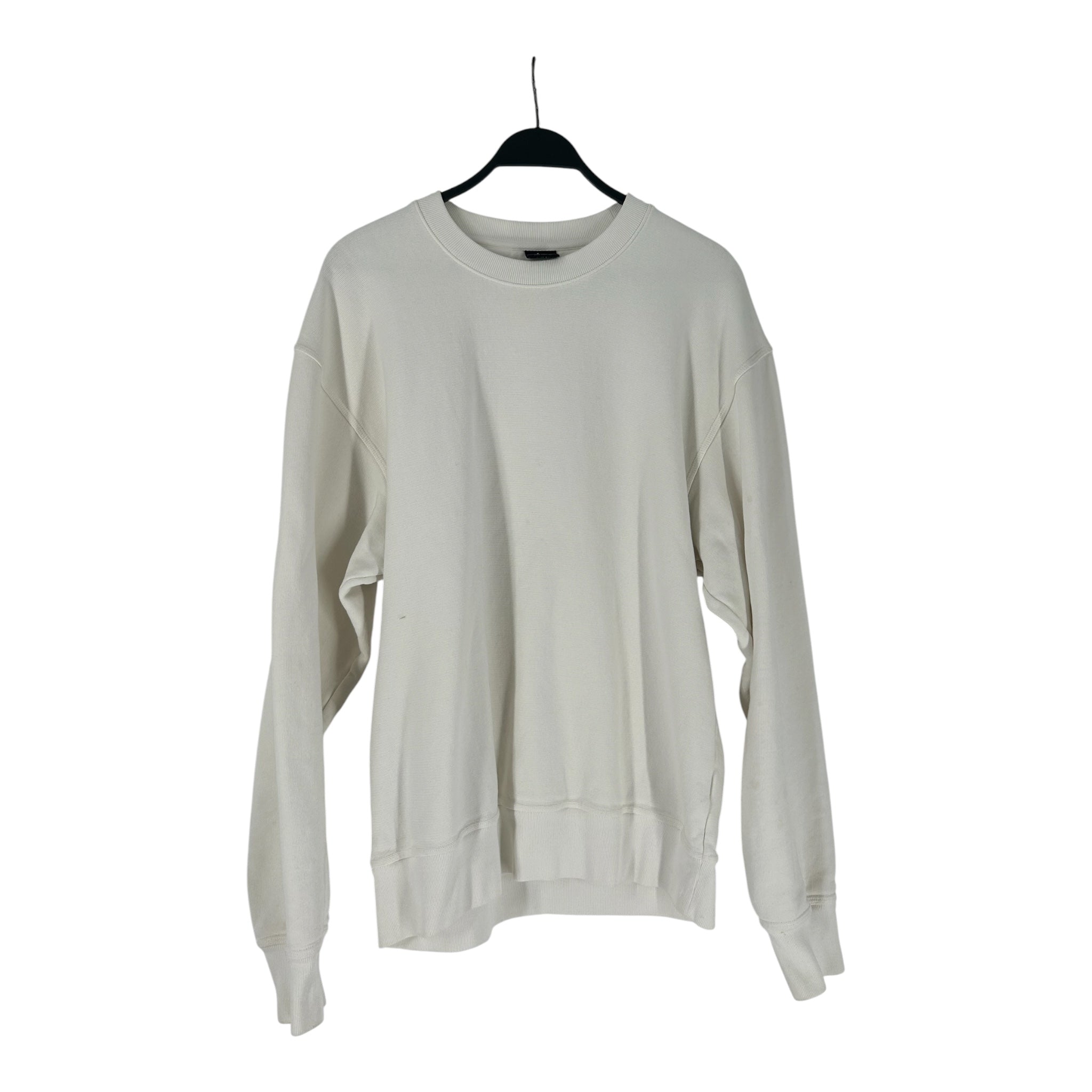 STUSSY/Sweater/L/Graphic/Cotton/WHT/STUSSY DESIGNS ON BACK view 1
