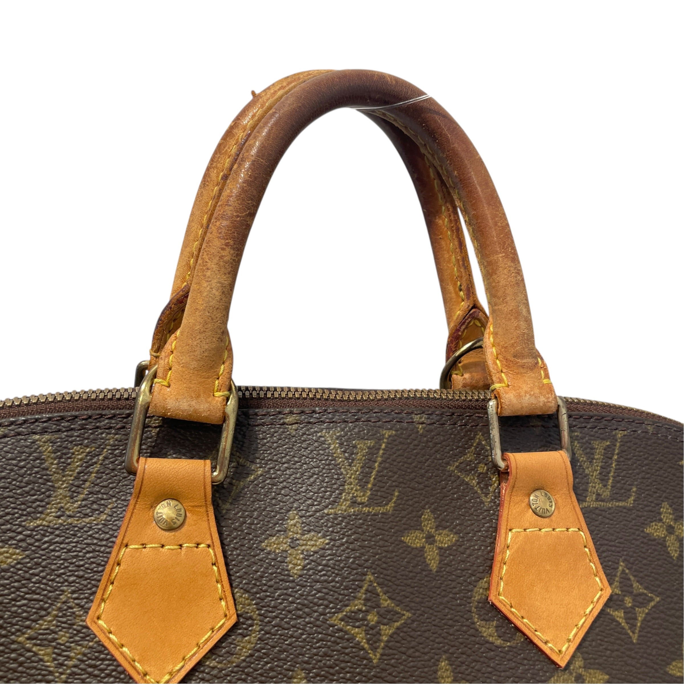 LOUIS VUITTON/Hand Bag/Monogram/Leather/BRW/Alma Handbag view 5