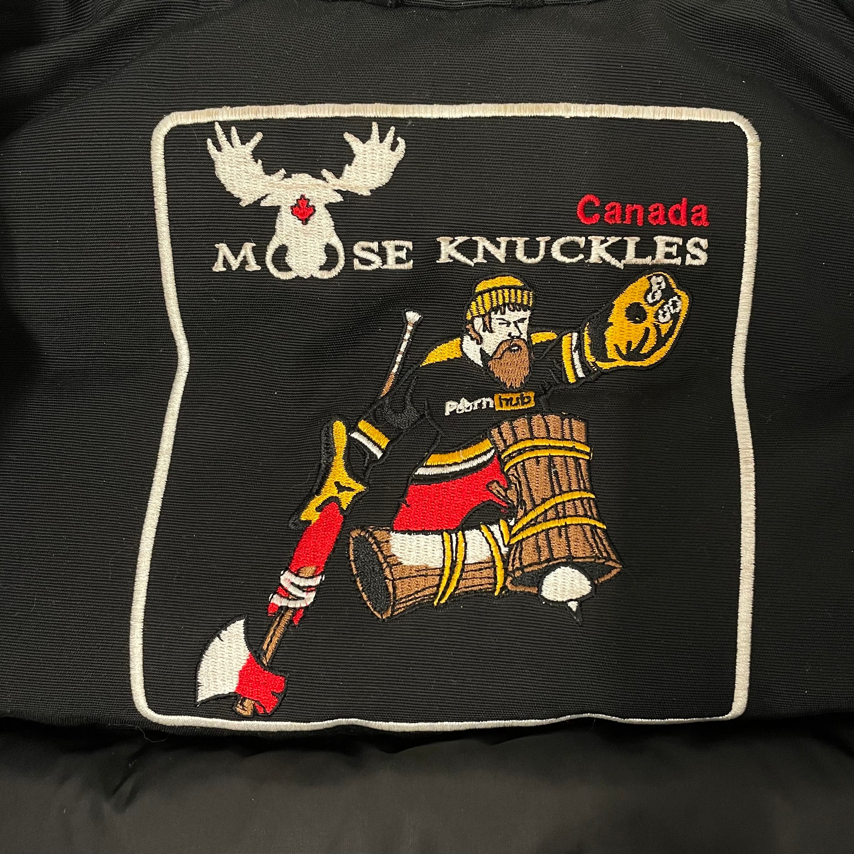 MOOSE KNUCKLES/Puffer Jkt/S/BLK/PORNHUB X MK COAT view 6