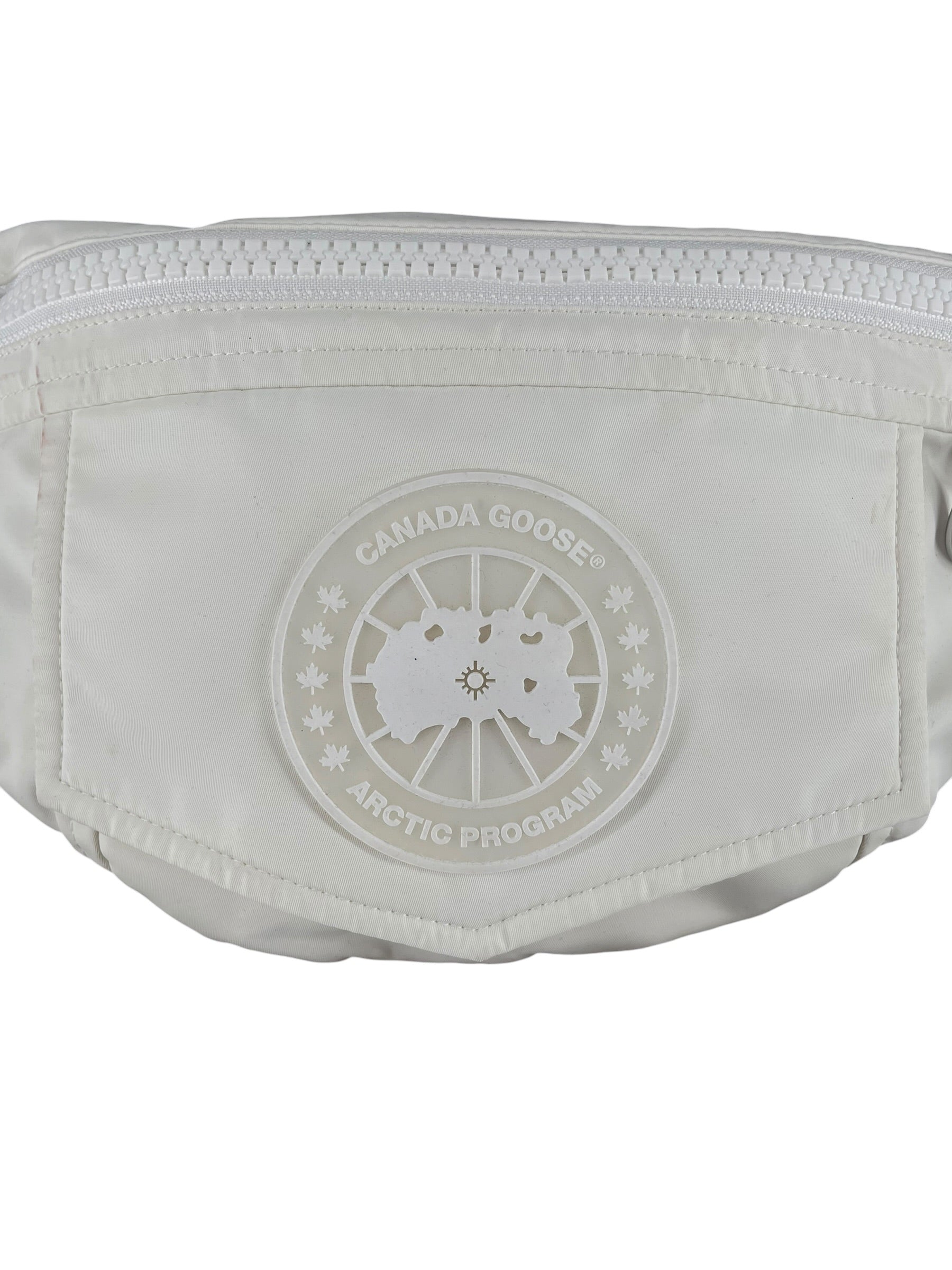 CANADA GOOSE/Fanny Pack/Nylon/WHT/WAIST BAG/ white on white view 3