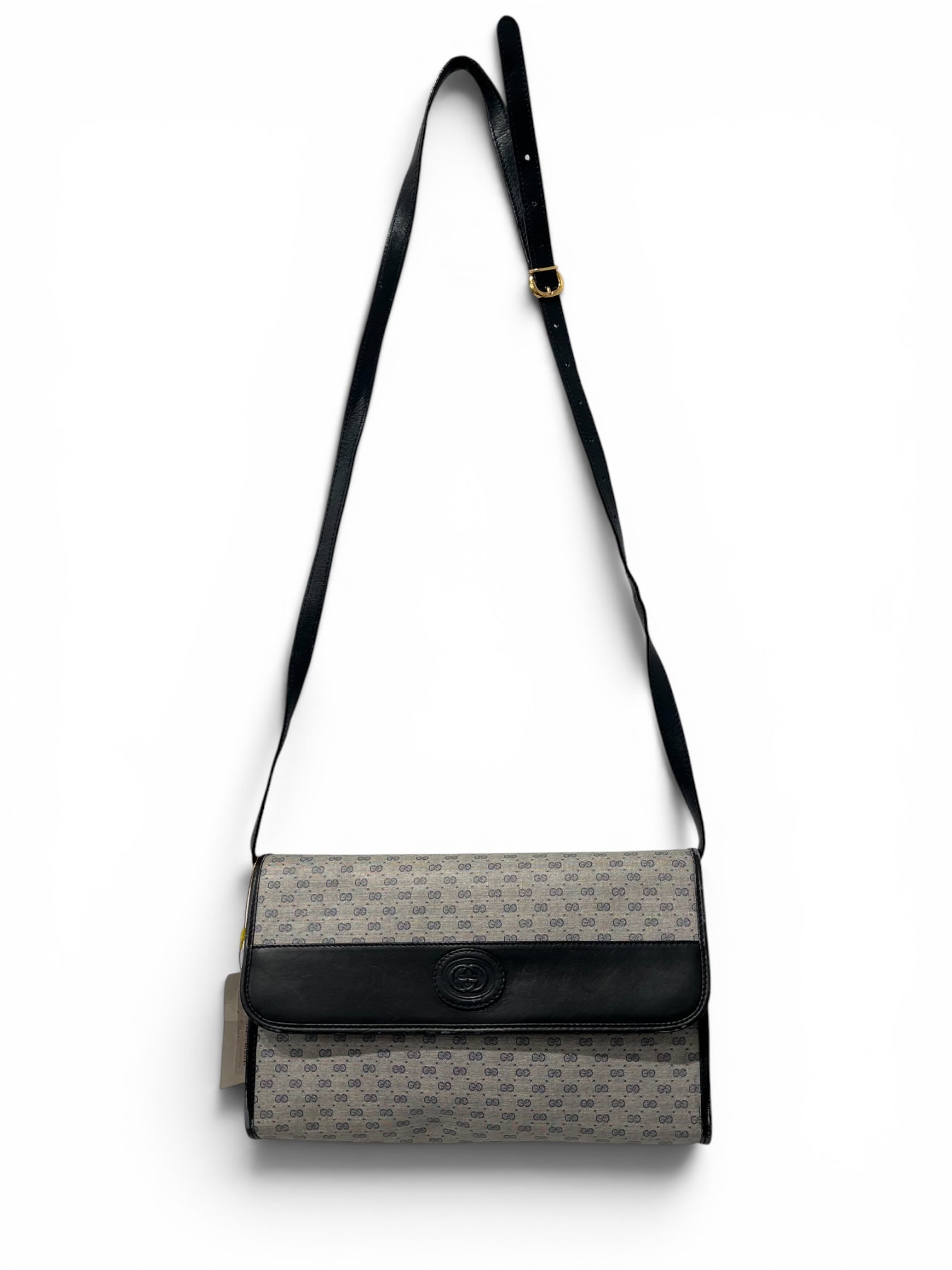 GUCCI/Cross Body Bag/Monogram/Cotton/GRY/VINTAGE CROSSBODY 004 14 0264 view 1