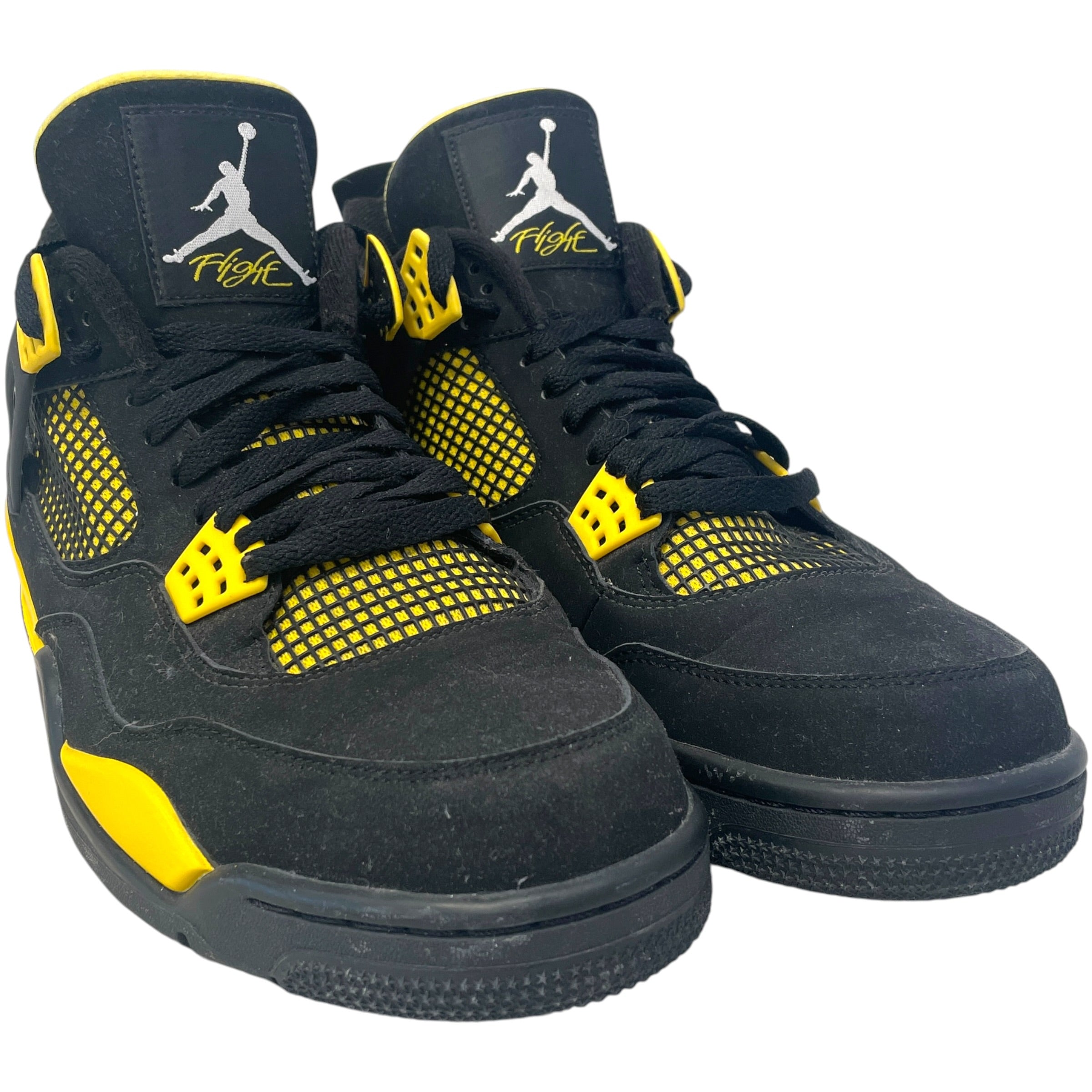 NIKE/Hi-Sneakers/US 11.5/Suede/BLK/jordan 4 retro thunder 2012 view 1