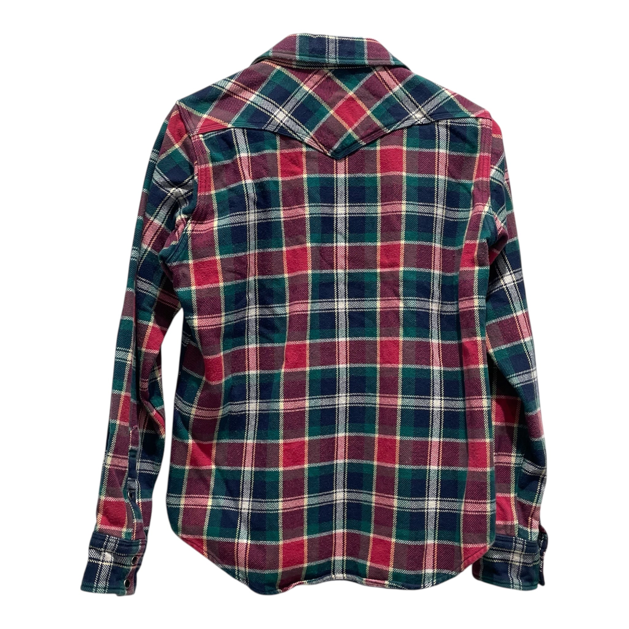 IRON HEART/Flannel Shirt/M/Cotton/PNK/ view 2