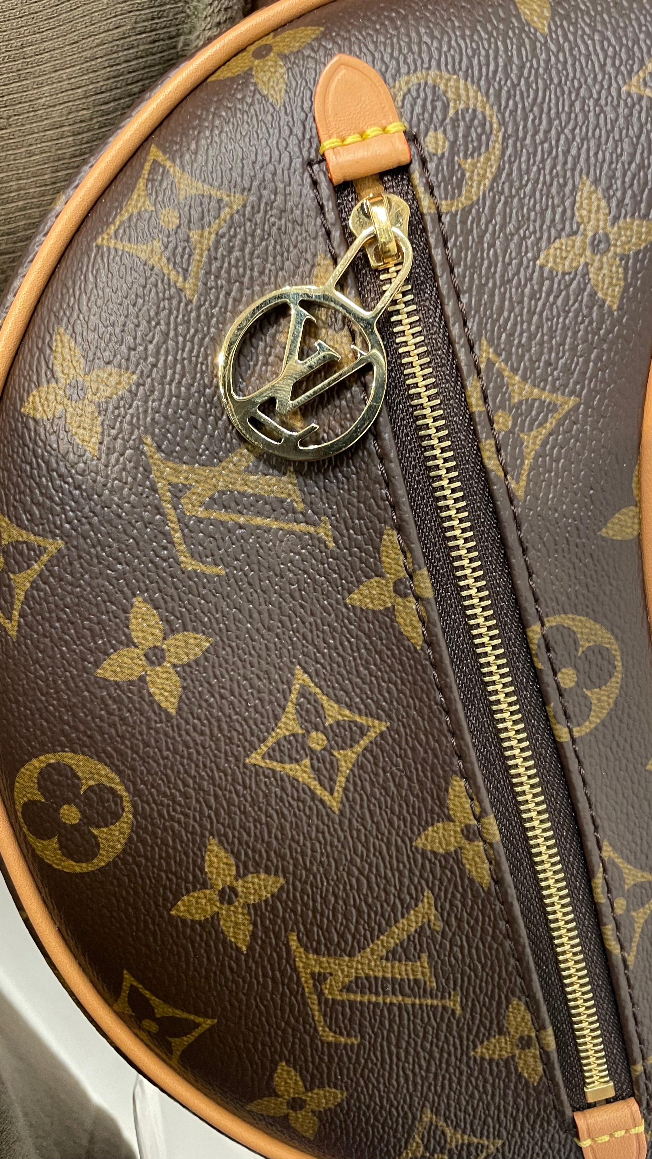 LOUIS VUITTON/Hand Bag/Monogram/Leather/BRW/LOOPING CHAIN view 4