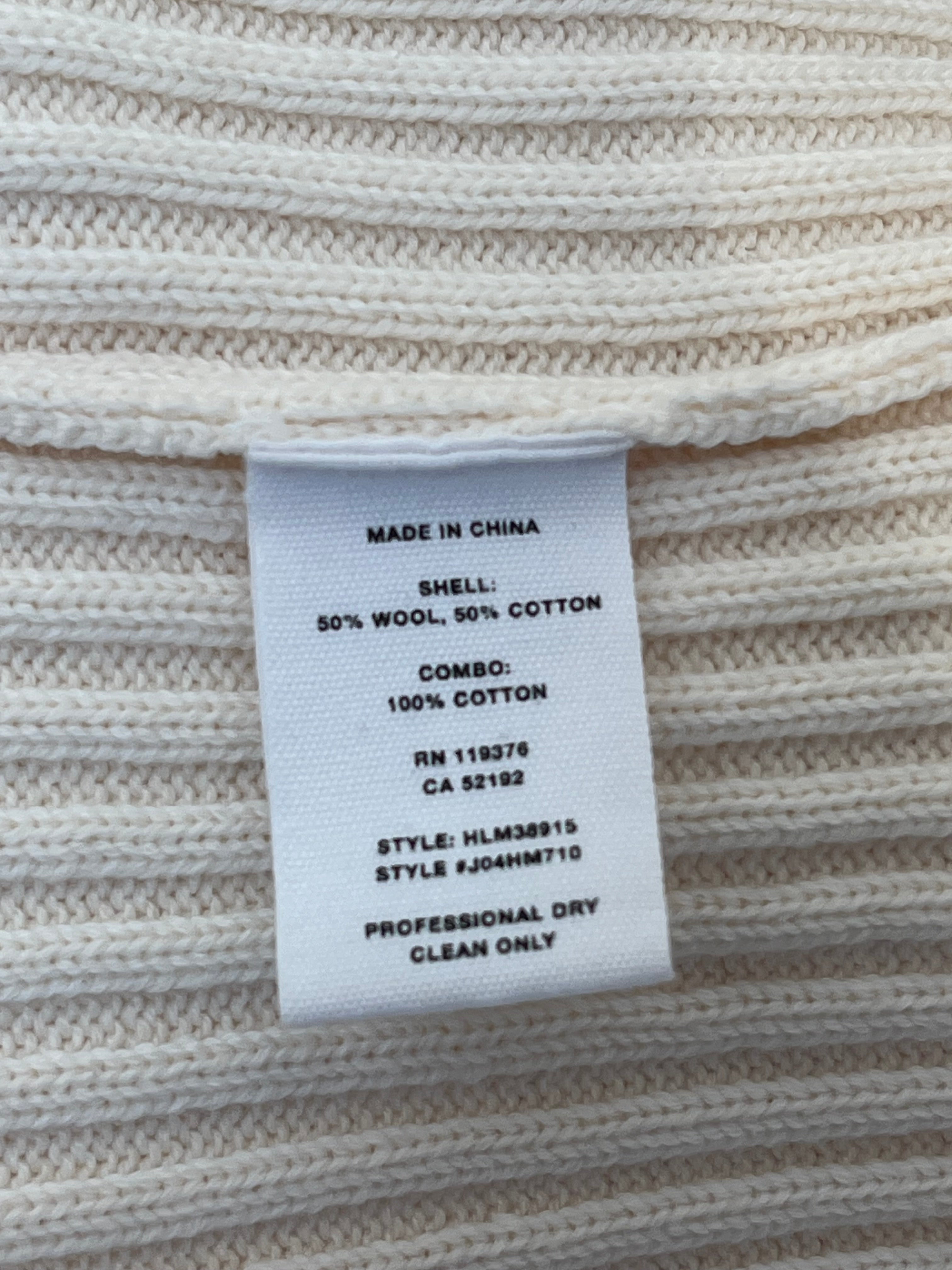 Helmut Lang/Sweater/M/Cotton/CRM/RIBBED view 4