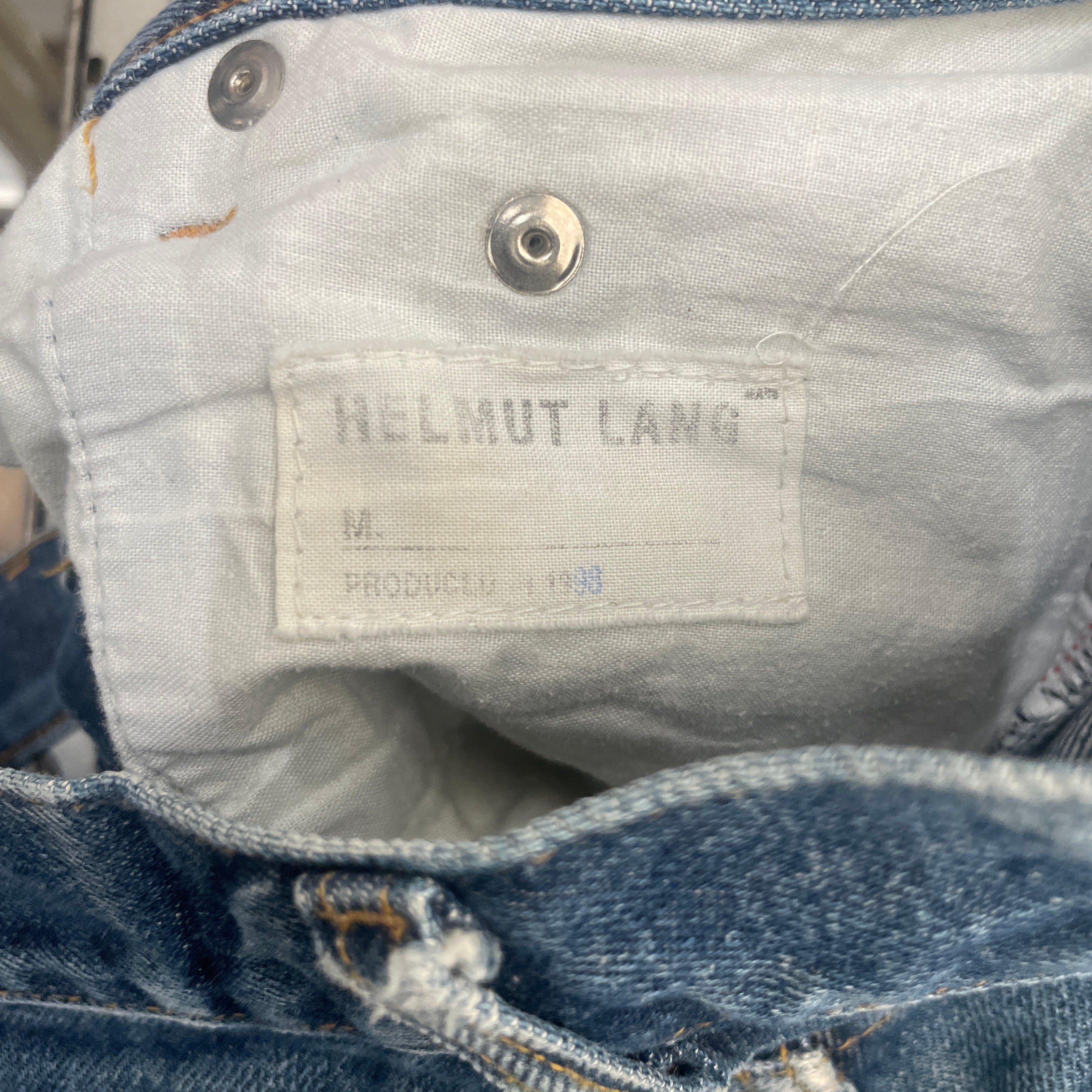 Helmut Lang/Straight Pants/29/Denim/IDG/ view 3