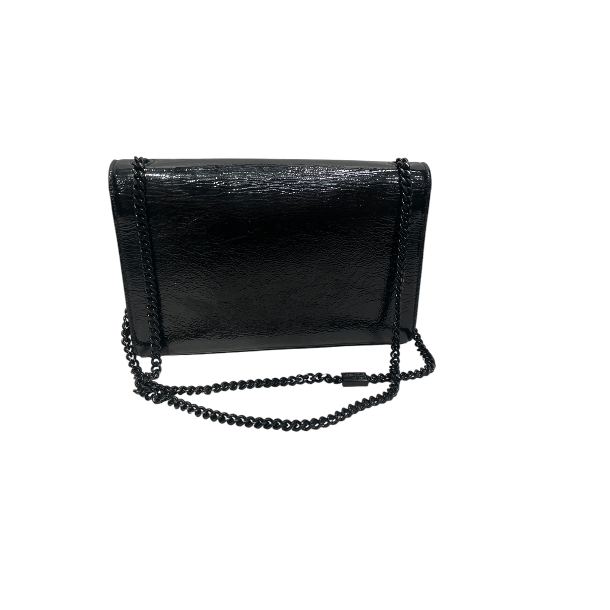 SAINT LAURENT/Cross Body Bag/Leather/BLK/PATENT LEATHER KATE view 2