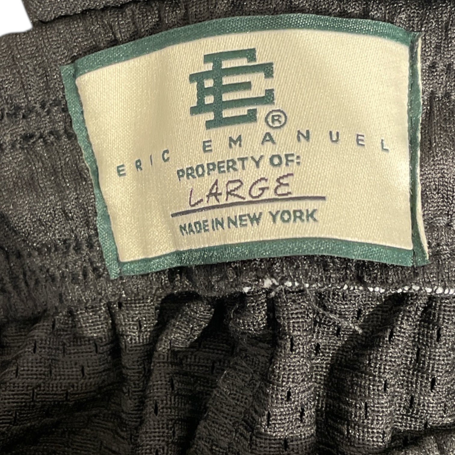 ERIC EMANUEL/Shorts/L/Nylon/BLK/EAGLES view 3
