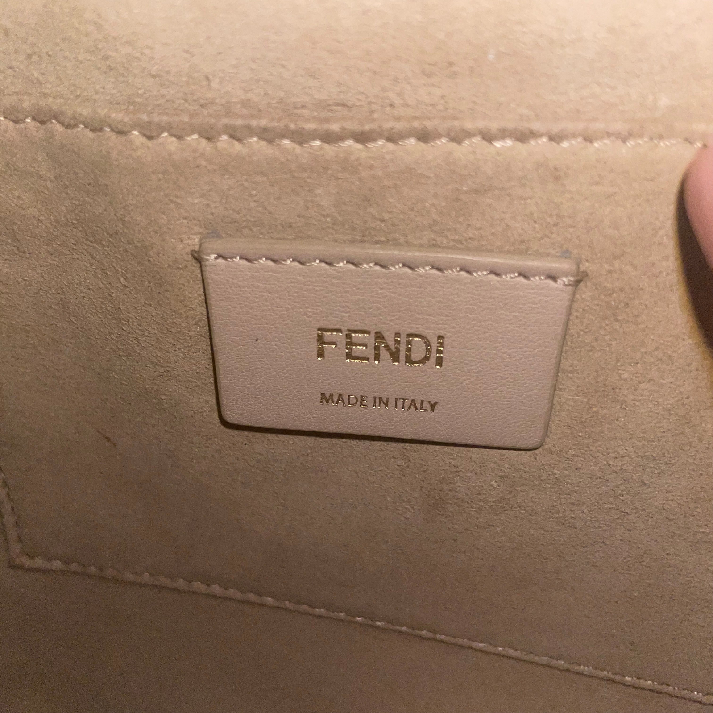 FENDI/Cross Body Bag/Monogram/Leather/BLU/Fendi Mania Bag view 4