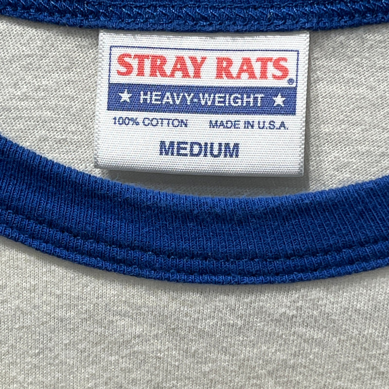 STRAY RATS/T-Shirt/M/Cotton/WHT/STRAY RATS SONIC FIGHTS KNUCKO