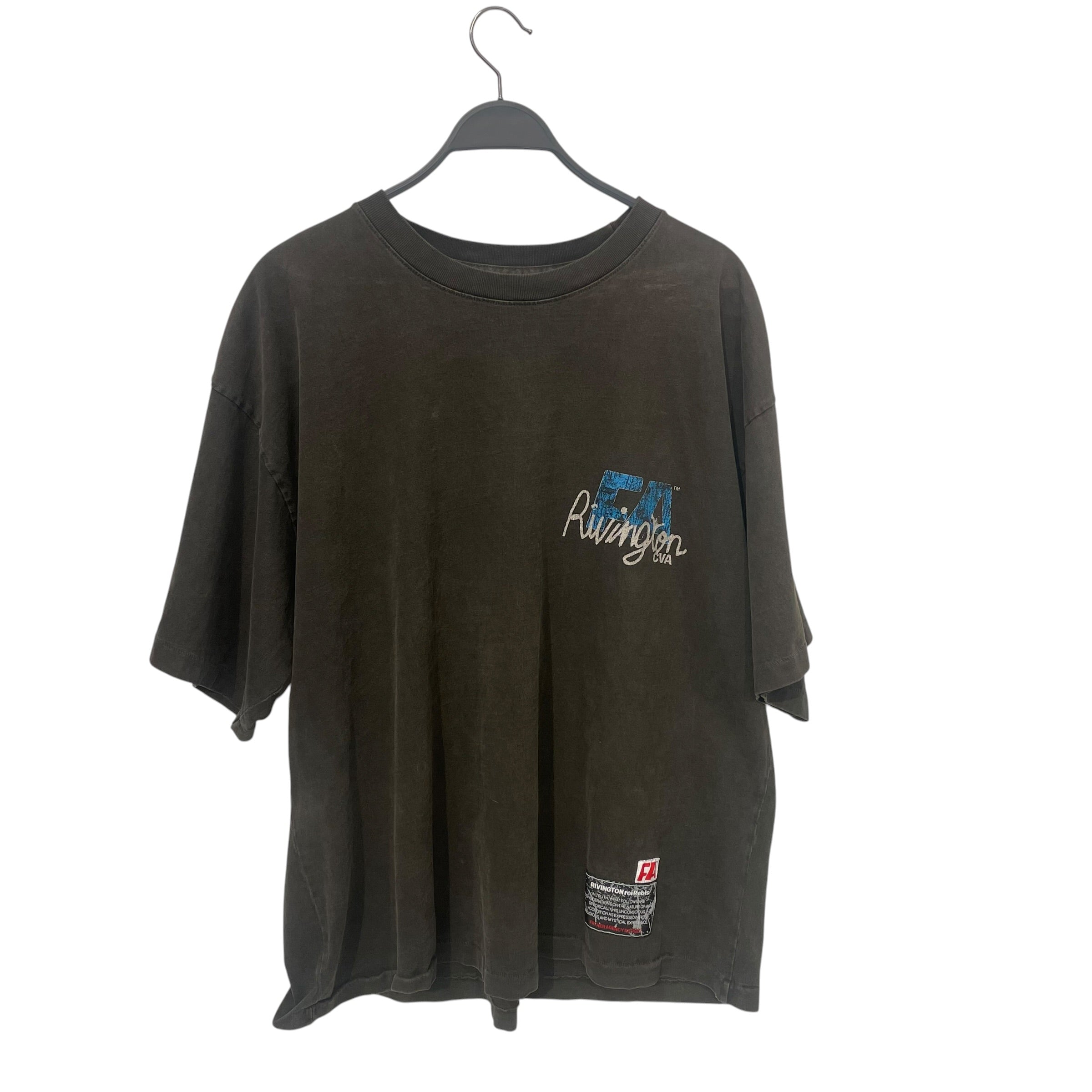 RRR123 RIVINGTON roi Rebis/T-Shirt/Cotton/BLK/Graphic/'MY FATHERS HOUSE' CVA view 1