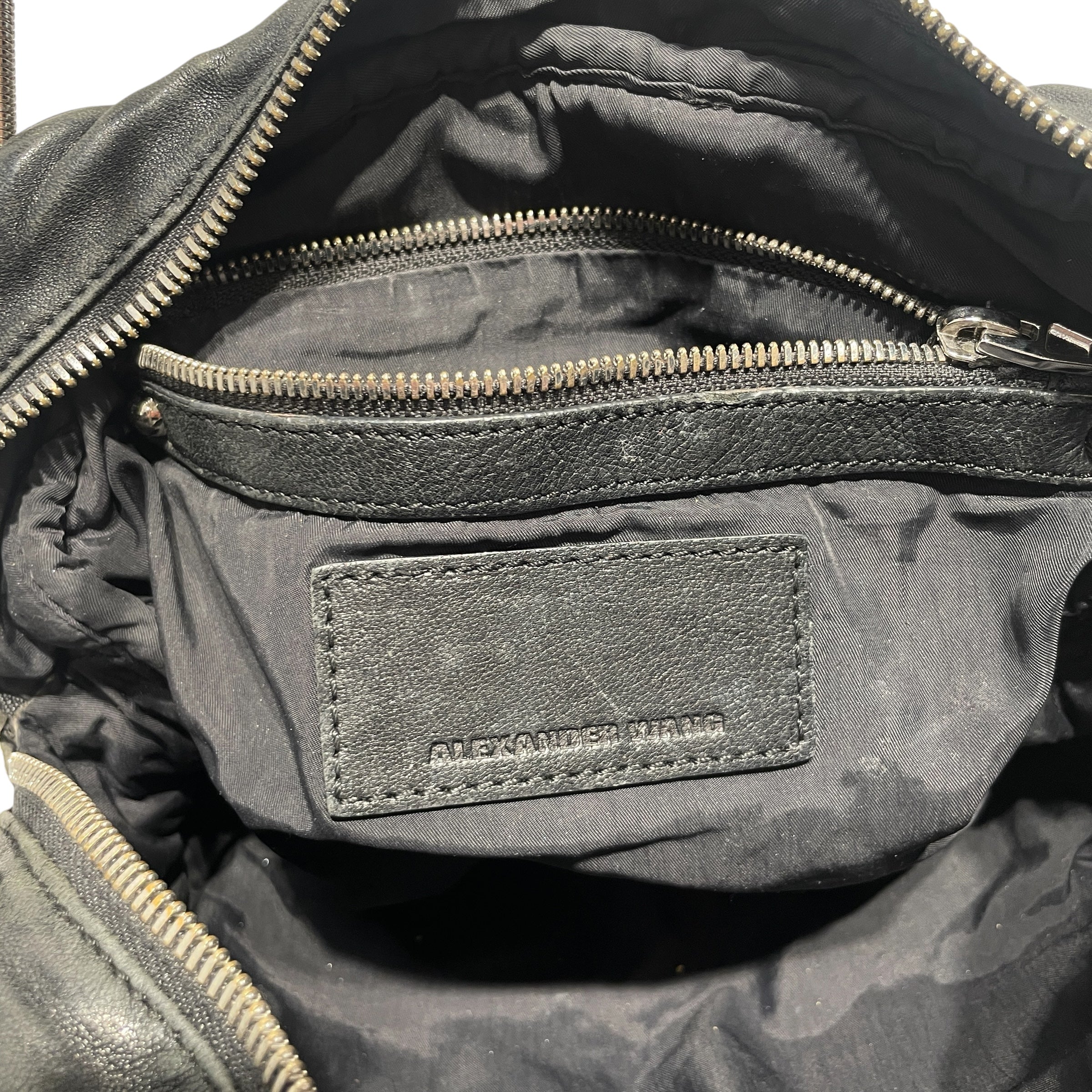 Alexander Wang/Cross Body Bag/Leather/BLK/BRENDA CHAIN view 4