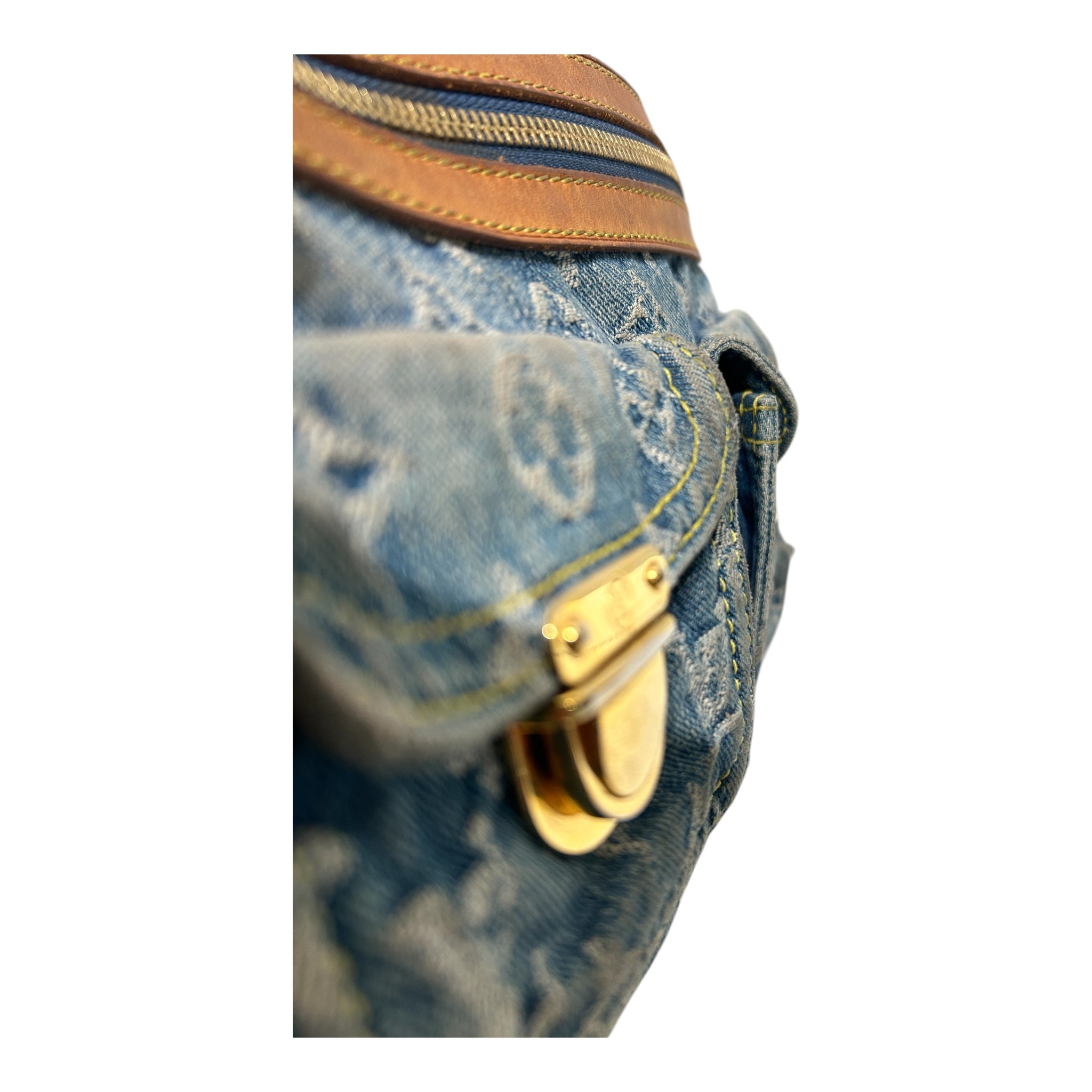 LOUIS VUITTON/Bag/Monogram/Denim/BLU/Monogram Baggy PM view 6