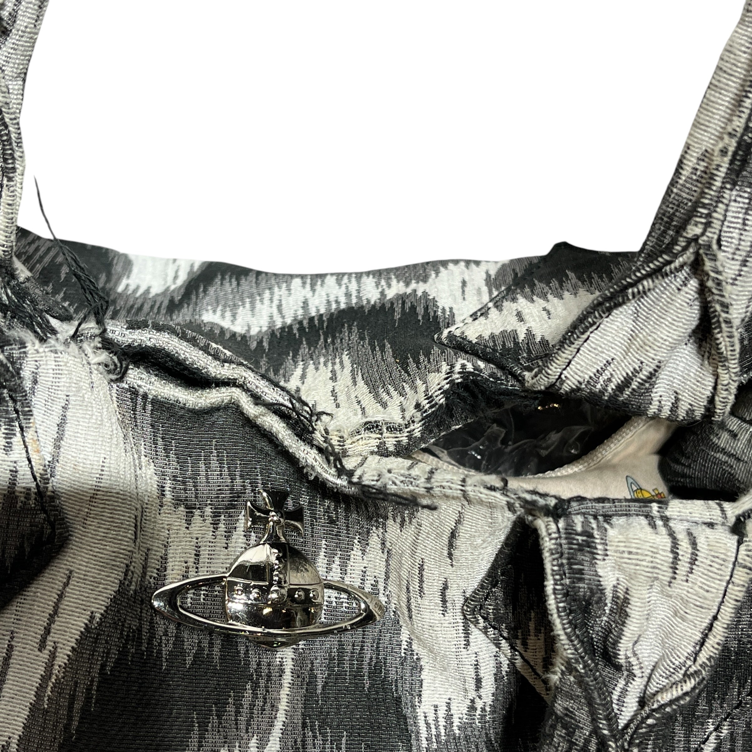 Vivienne Westwood/Hand Bag/All Over Print/Cotton/GRY/ view 4