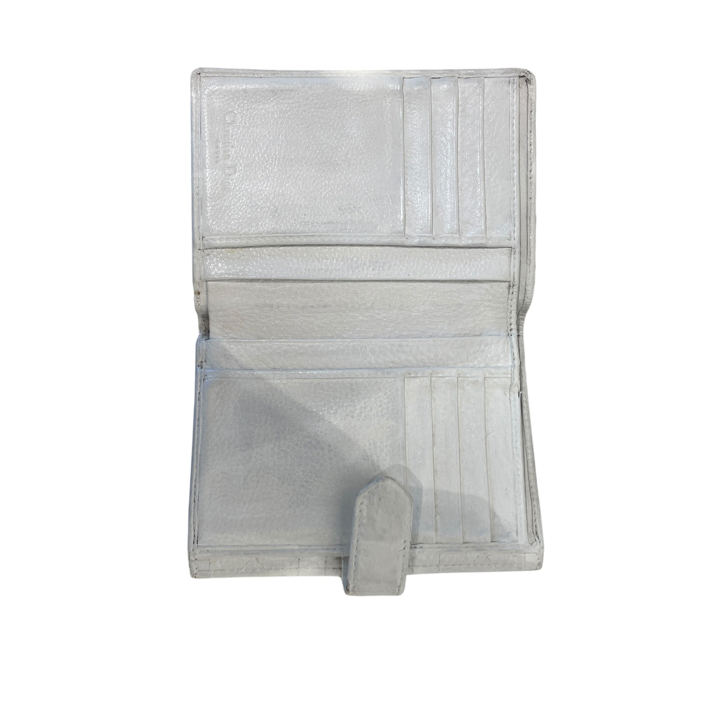 Christian Dior/Wallet/Leather/WHT/L's/CANNAGE FRENCH WALLET view 6