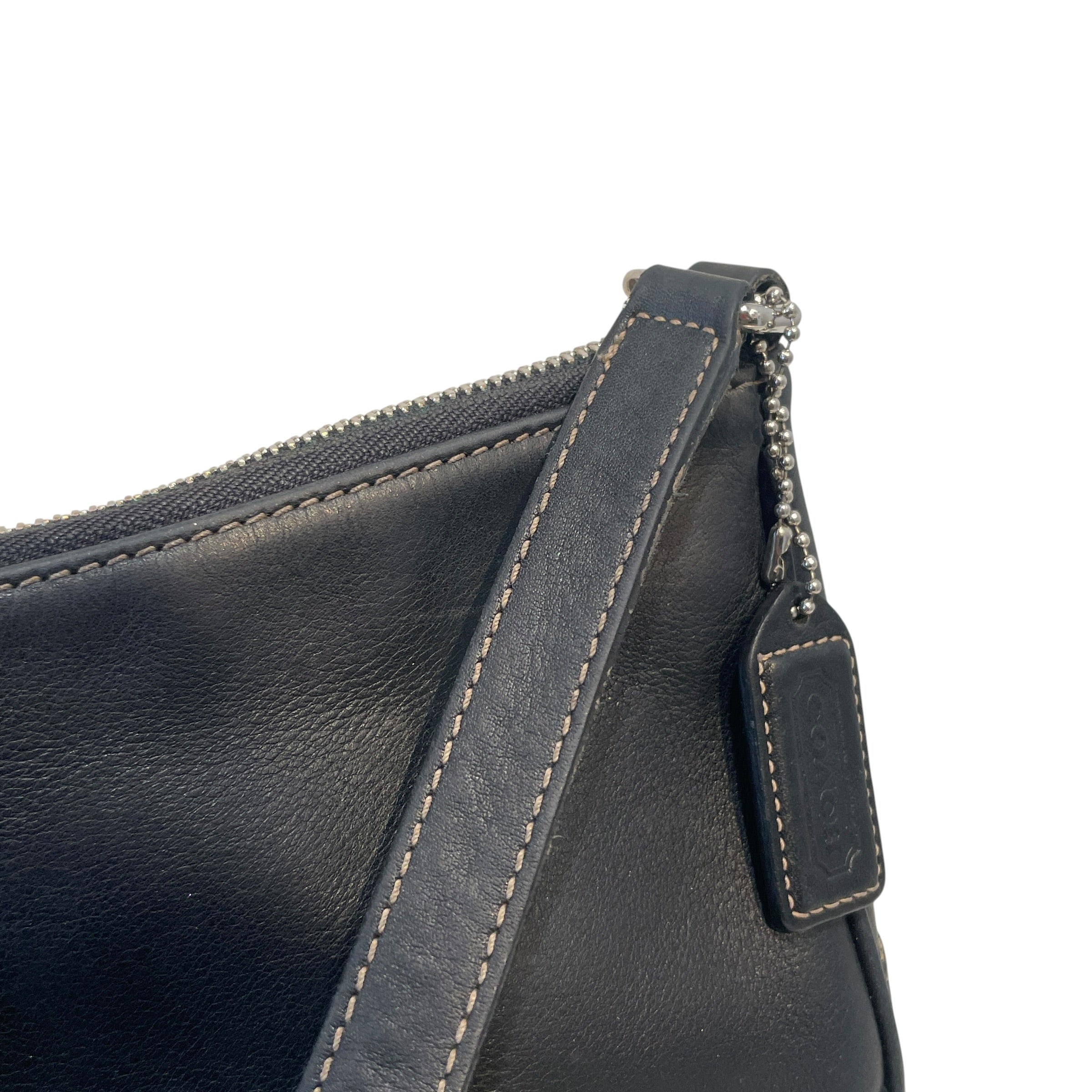COACH/Hand Bag/Leather/BLK/Hampton Demi Shoulder view 6