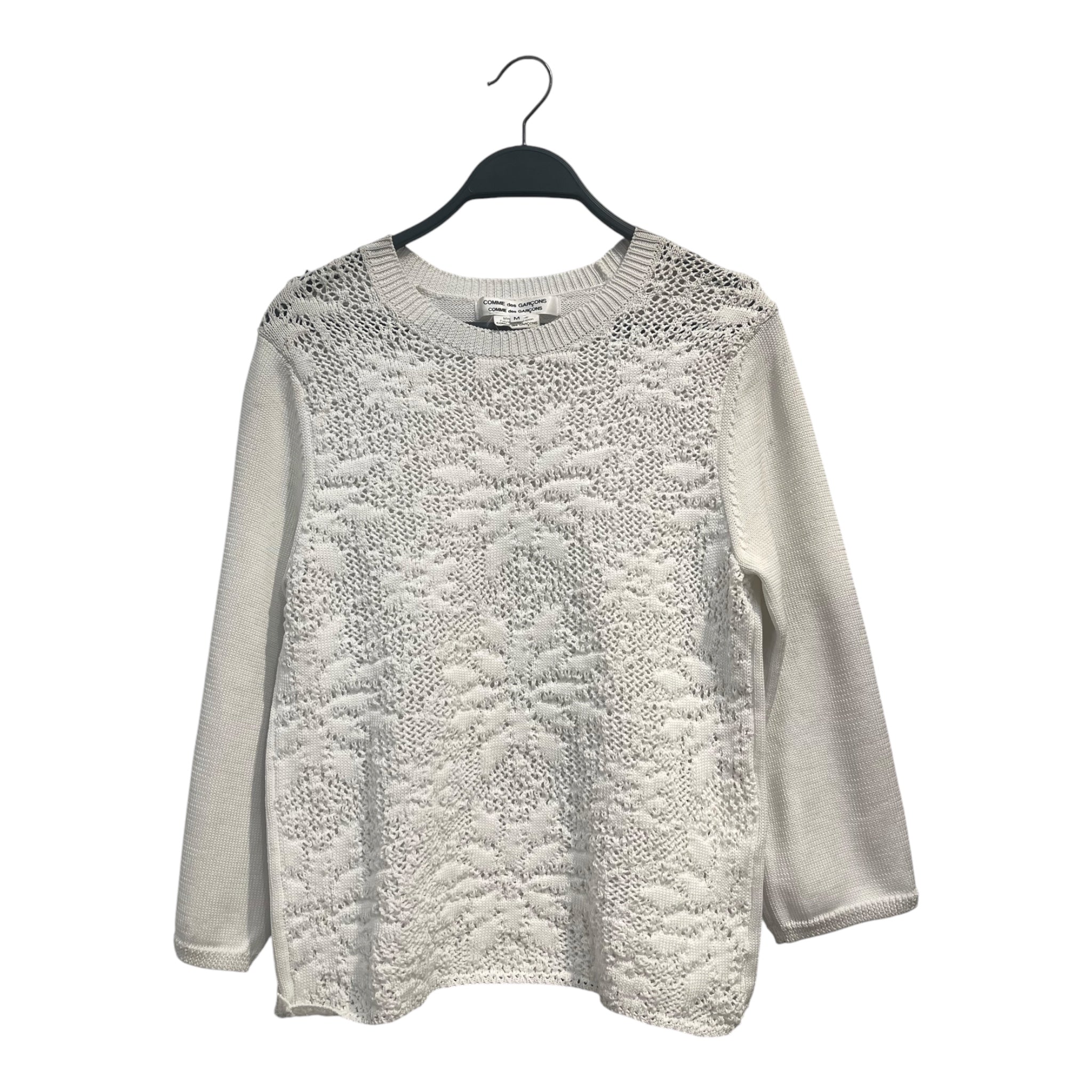 COMME des GARCONS COMME des GARCONS/Sweatshirt/M/Cotton/WHT/KNIT view 1