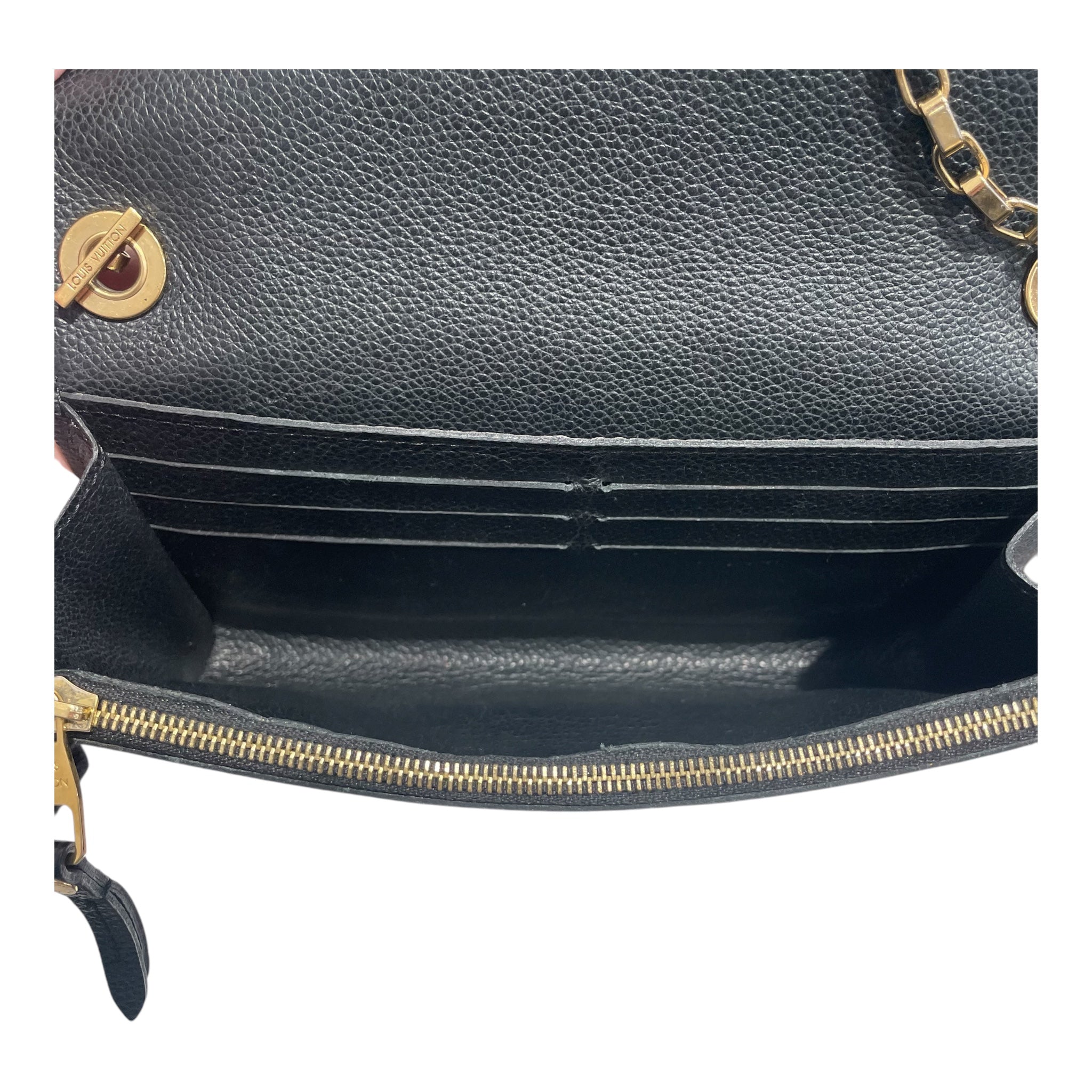 LOUIS VUITTON/Hand Bag/Monogram/Leather/BLK/TJ5114 view 4