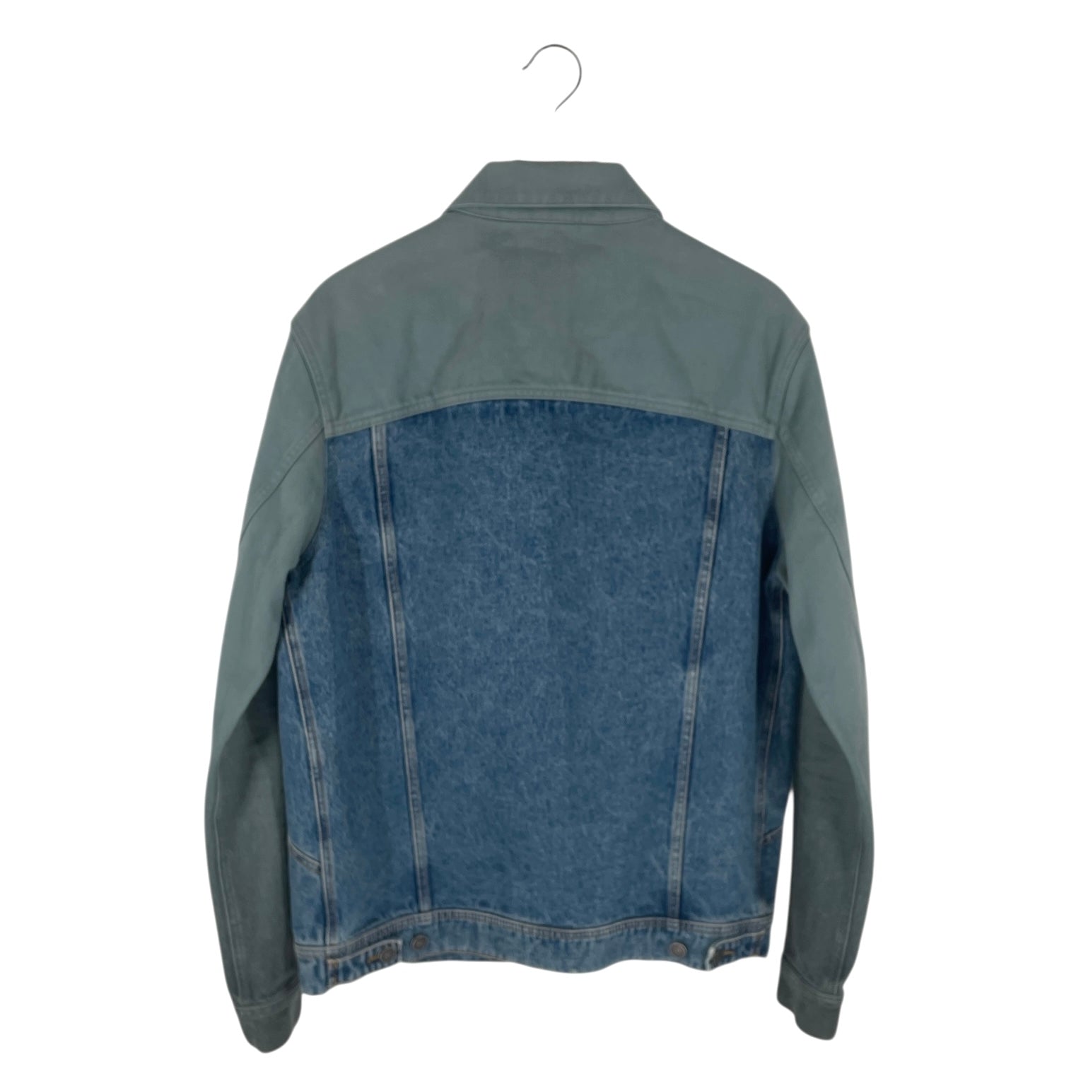 DIESEL/Denim Jkt/L/Denim/BLU/GREY SHOULDERS BLACK TAG TRKR view 2