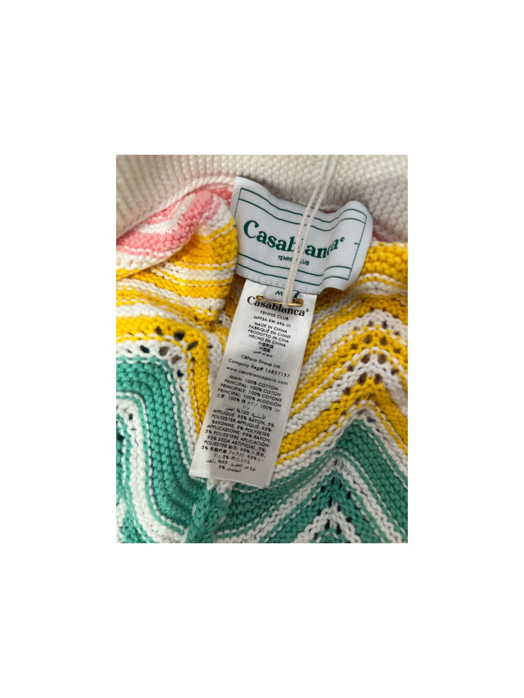 CASABLANCA/Shorts/M/Cotton/MLT/Stripe/KNIT GRAIDIENT WAVE SHORTS view 4