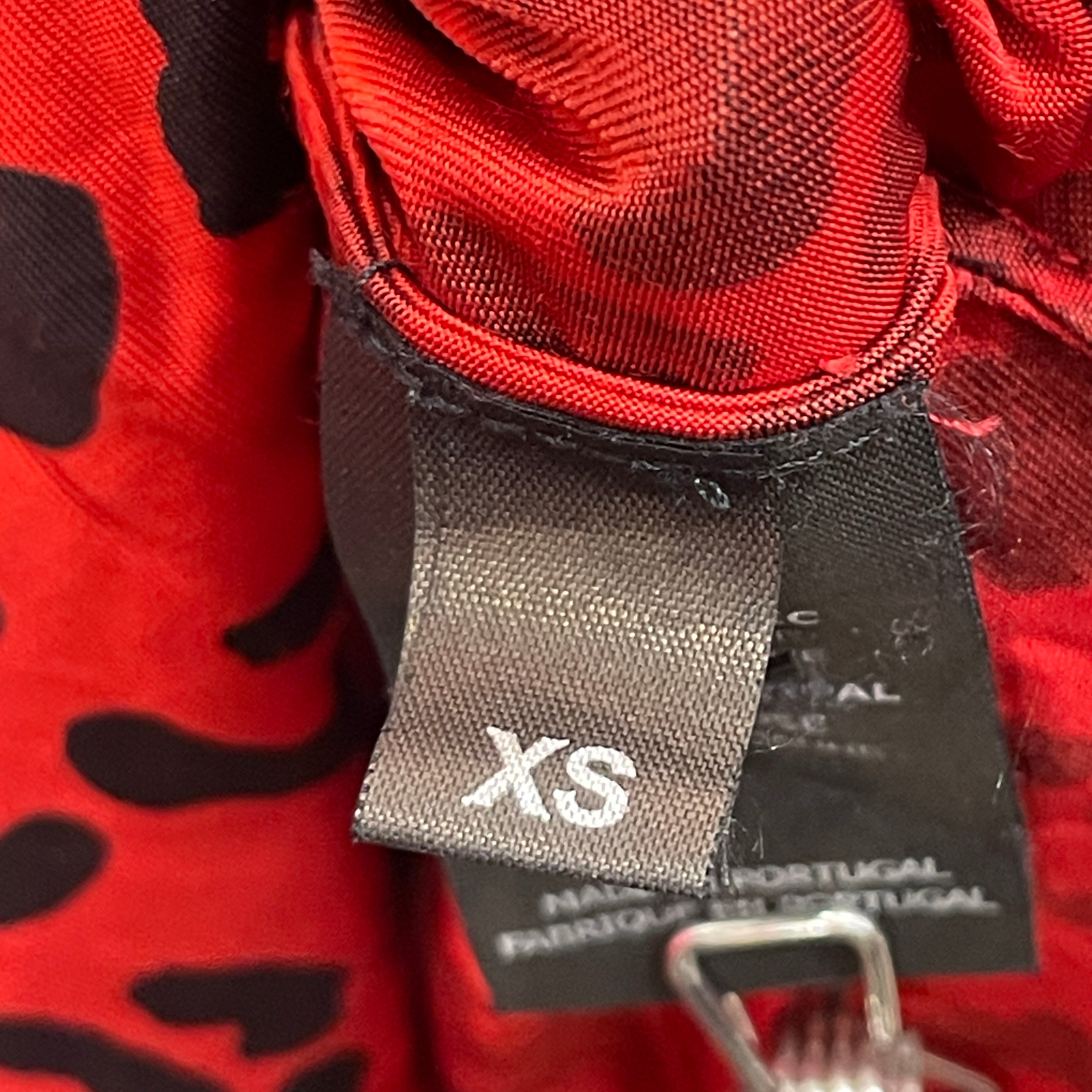 VETEMENTS/SL Dress/XS/Animal Pattern/Cotton/RED/CHEETAH PRINT KNIT NECK DRESS view 5