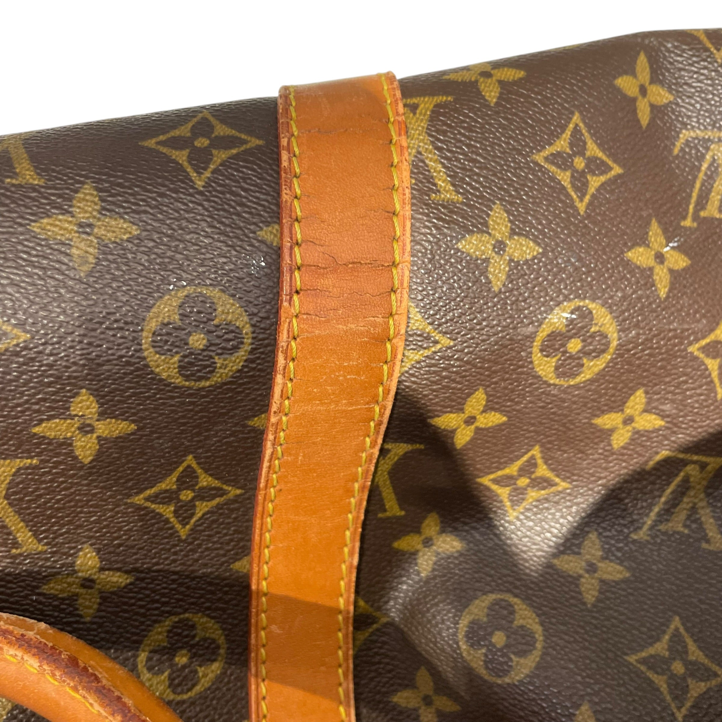 LOUIS VUITTON/Luggage/Monogram/Leather/BRW/Keepall 50 Duffle Bag view 7