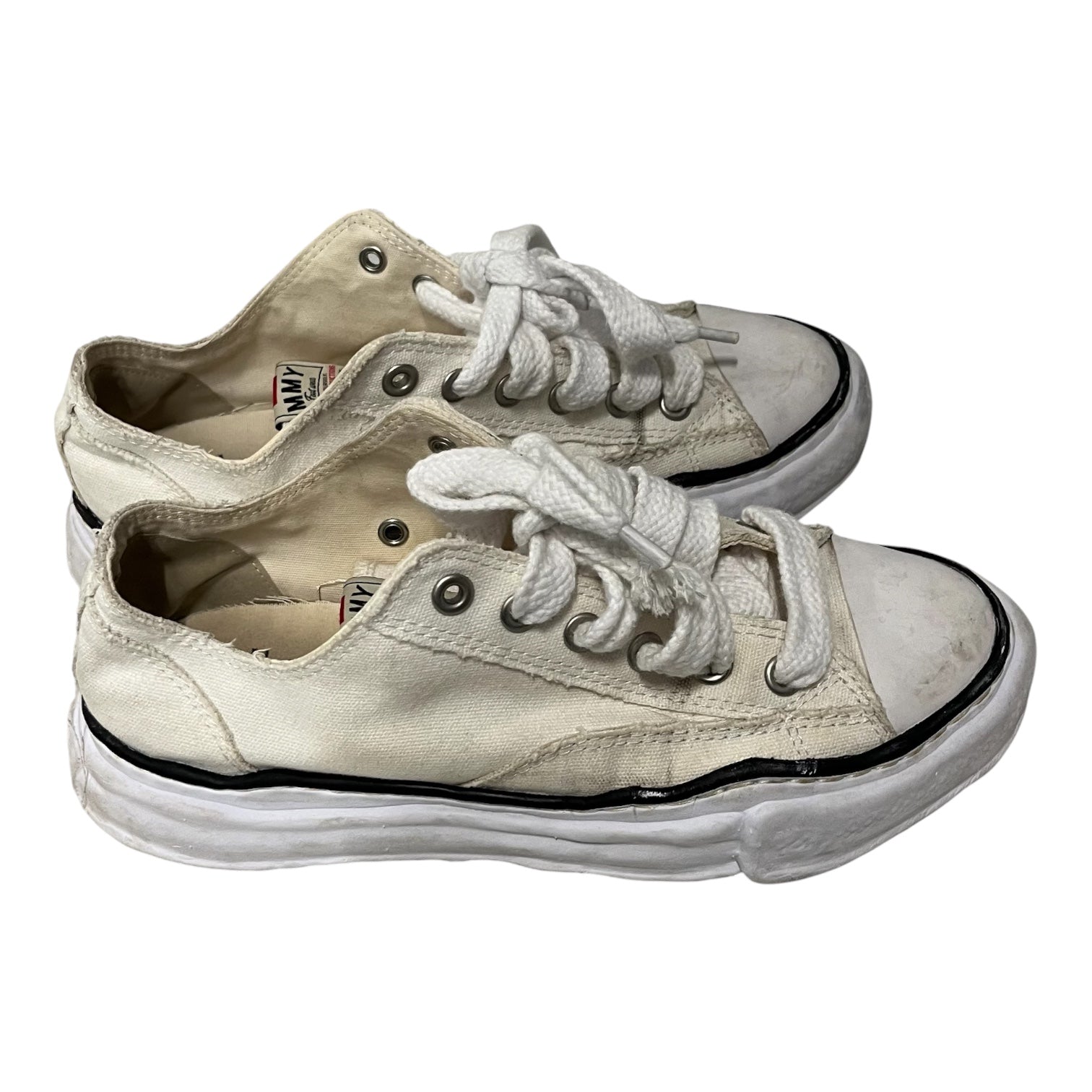 MIHARA YASUHIRO/Low-Sneakers/EU 42/Cotton/CRM/ view 3