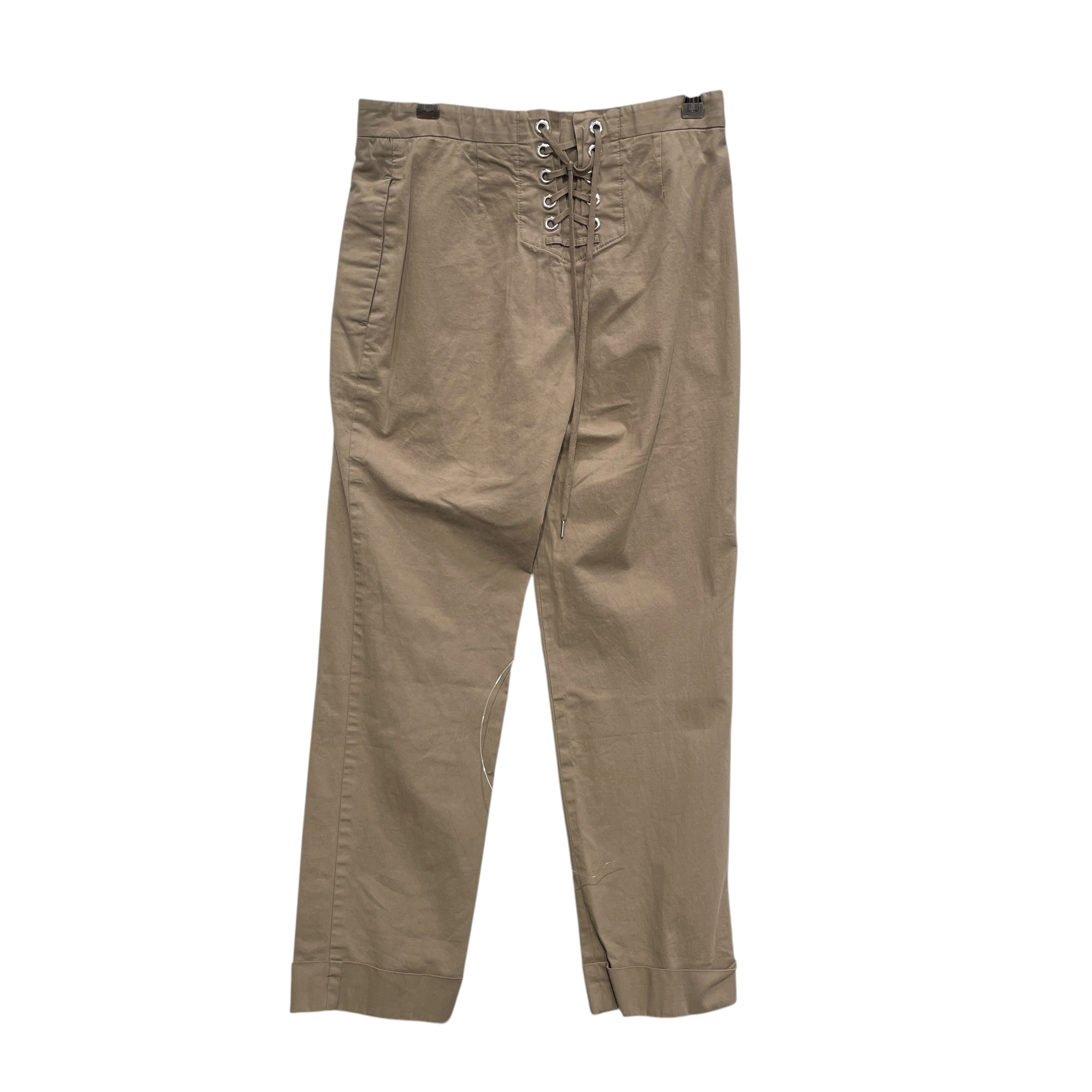 Jean Paul GAULTIER FEMME/Bottoms/6/Cotton/KHK/LACE UP BACK PANTS view 2