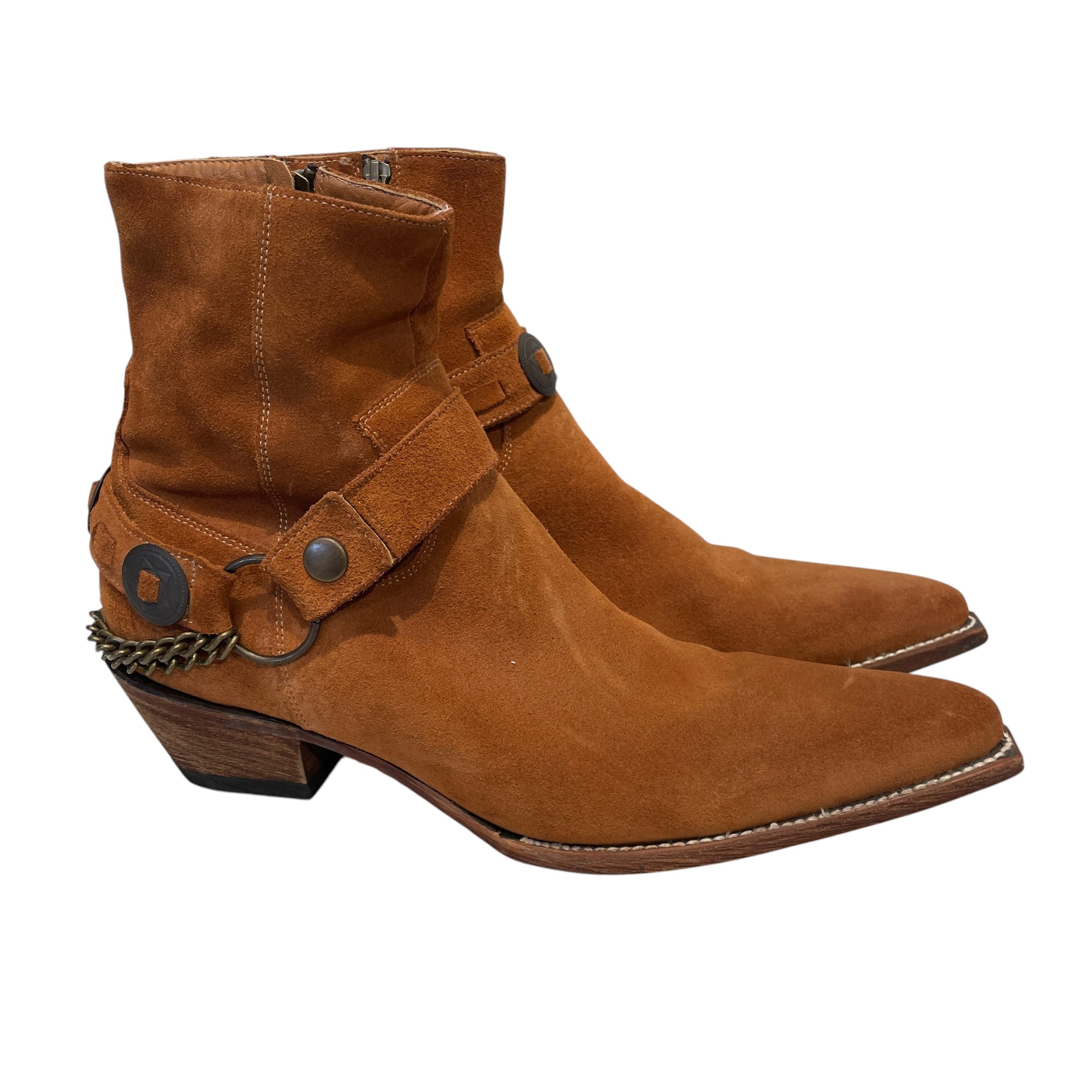 LUCENT/Western Boots/EU 45/Suede/CML/WESTERN HARNESS BOOT view 1