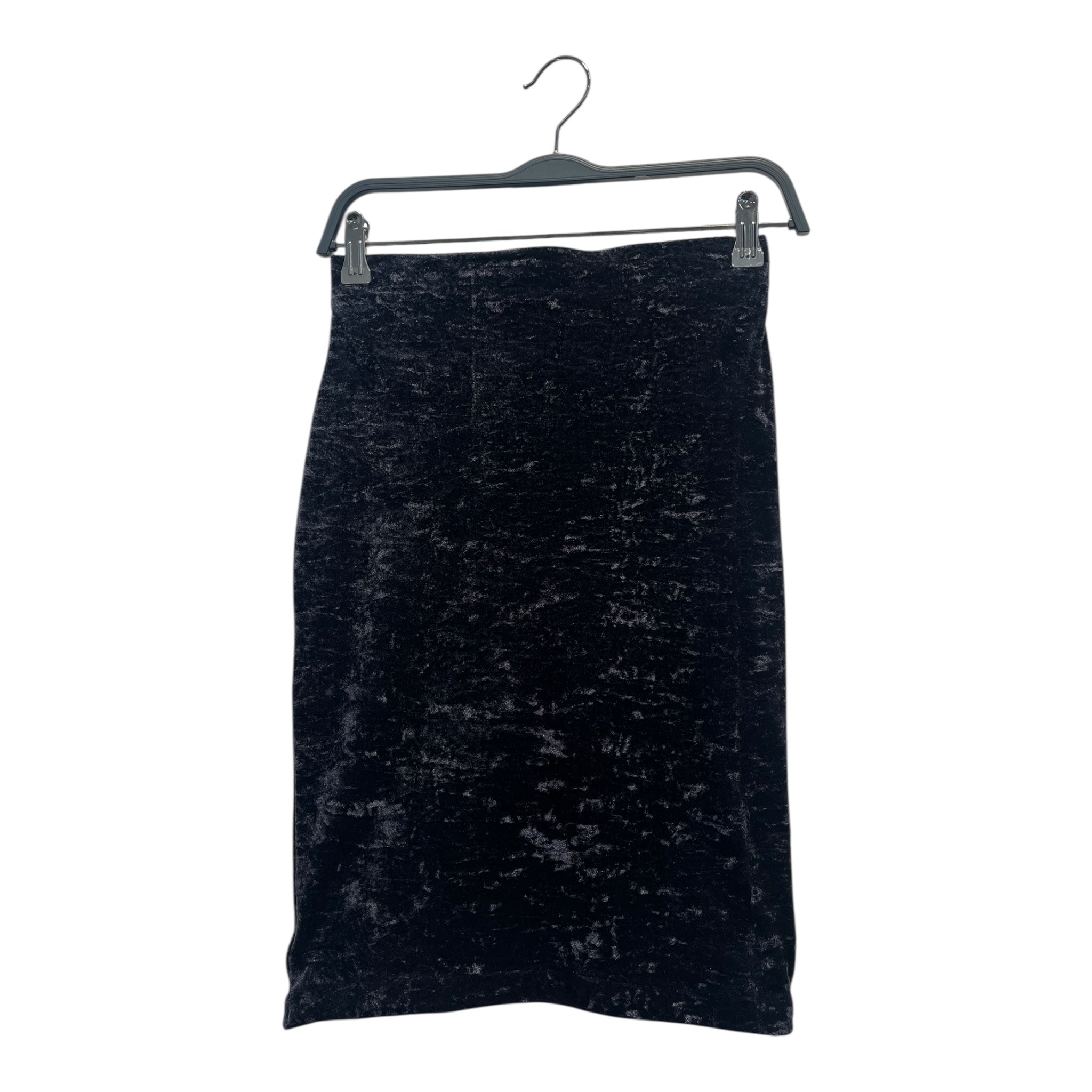 BALENCIAGA/Skirt/38/Velour/BLK/KNEE LENGTH SKIRT view 1