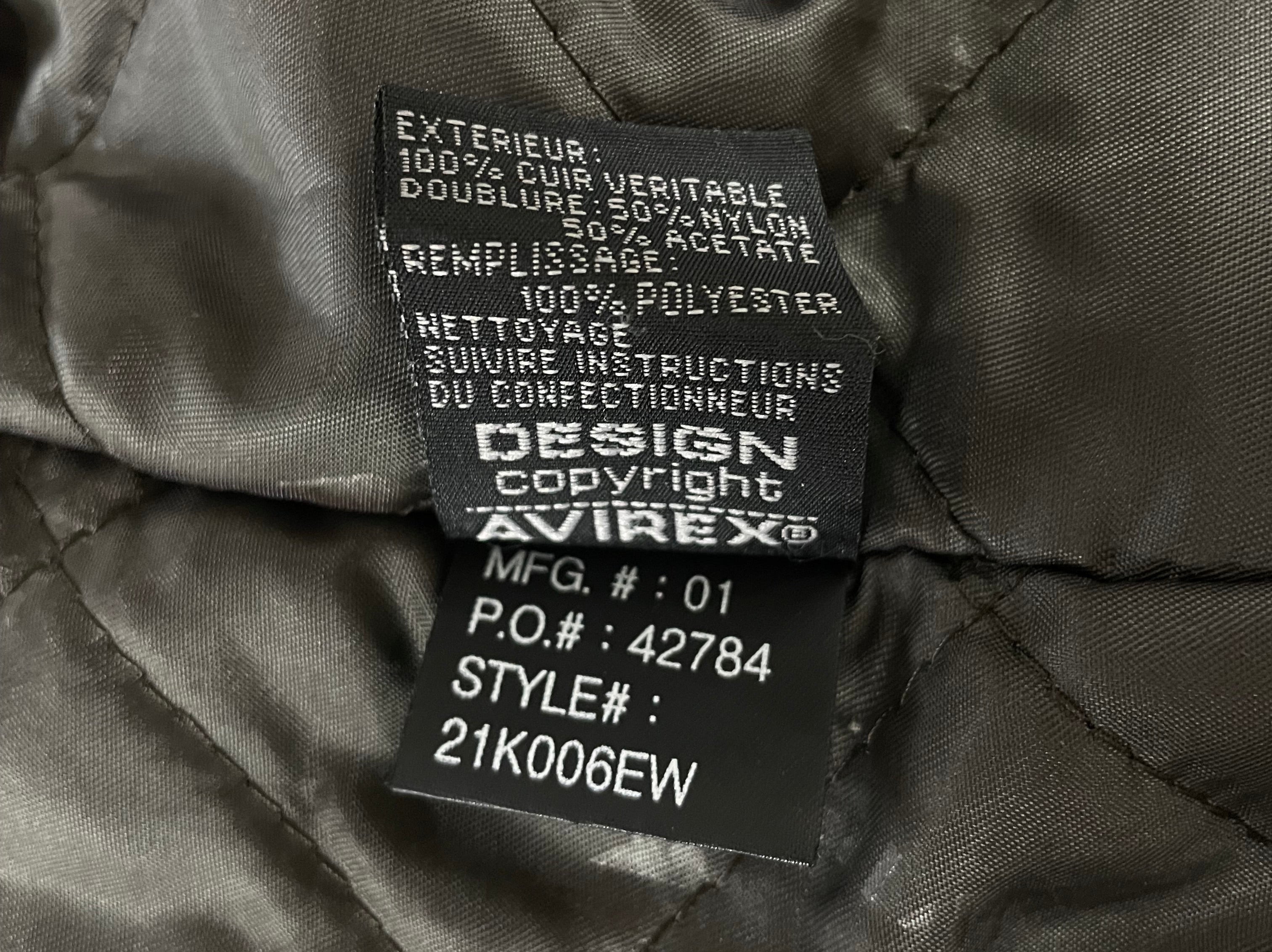 AVIREX/Leather Jkt/XXXXL/Leather/BRW/21K006EW view 8