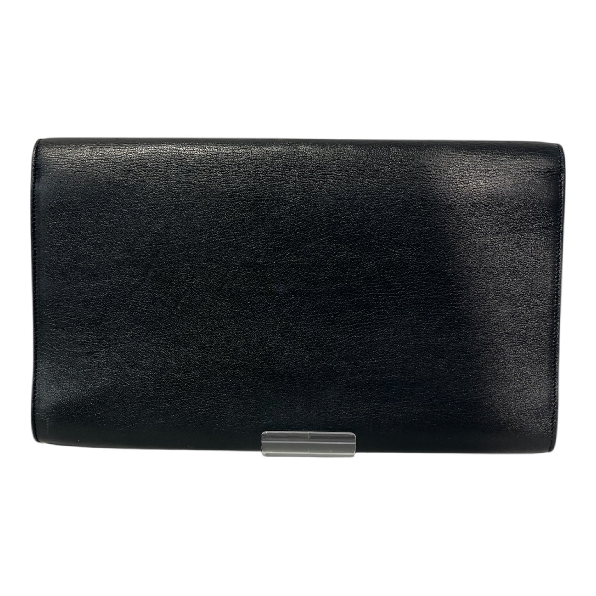 YVES SAINT LAURENT/Clutch Bag/Leather/BLK/ARS611201214 ysl clutch view 2