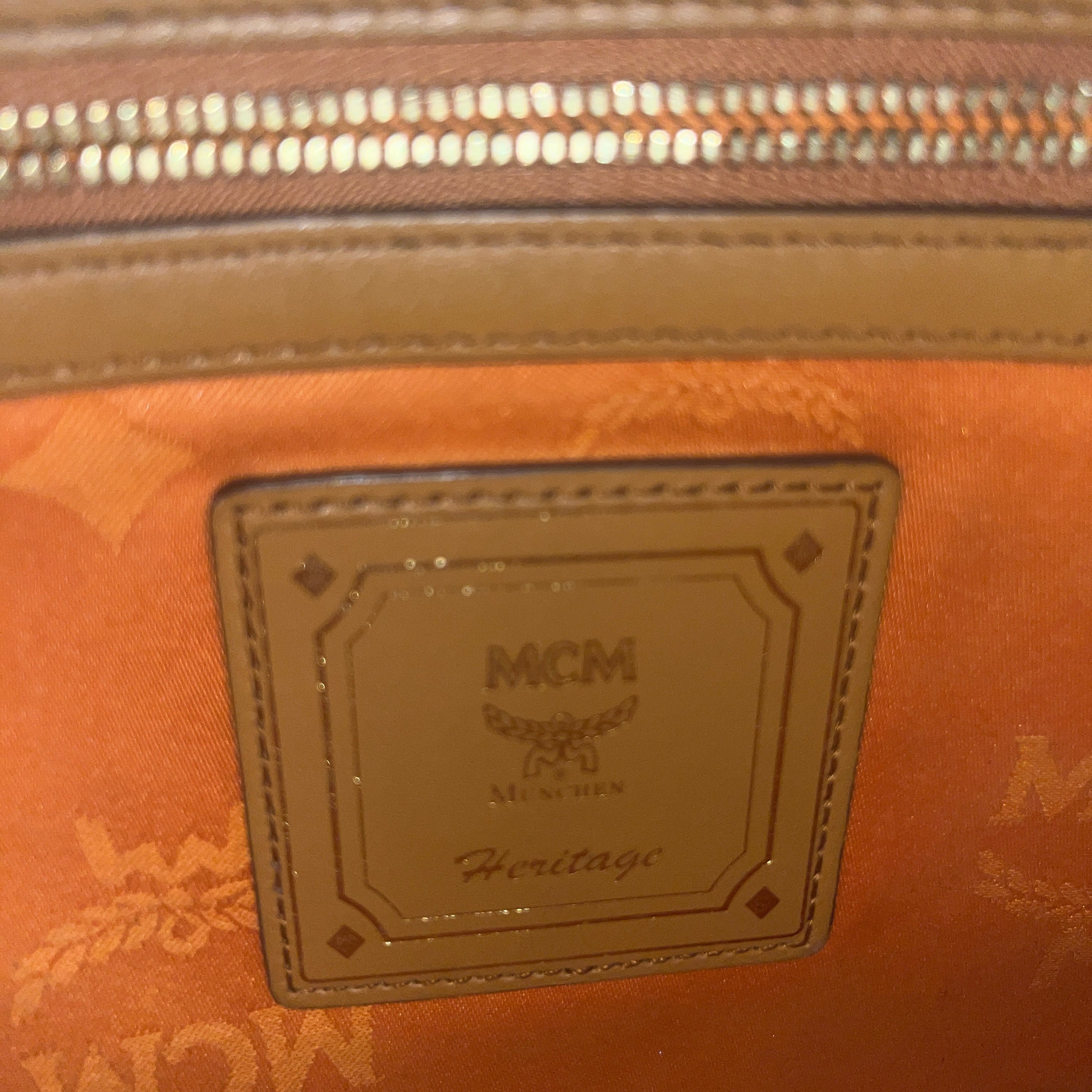 MCM/Clutch Bag/Monogram/Leather/BRW/BROWN TRIM MONOGRAM CLUTCH view 3