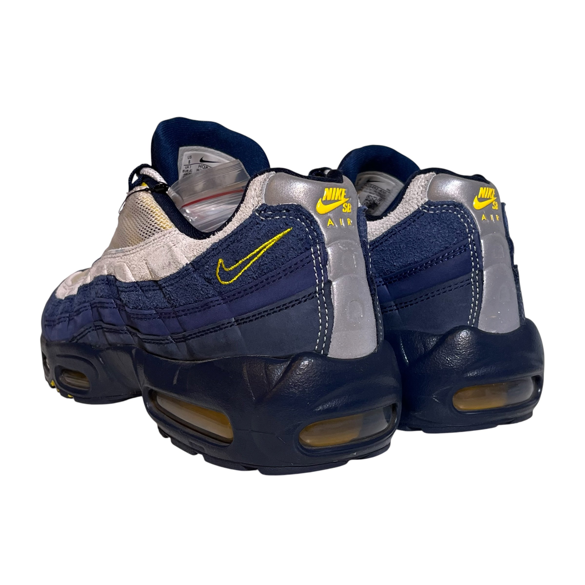 NIKE SB/Low-Sneakers/US 8/Border/Suede/NVY/ERIC KOSTON A95 OBSIDIAN view 2