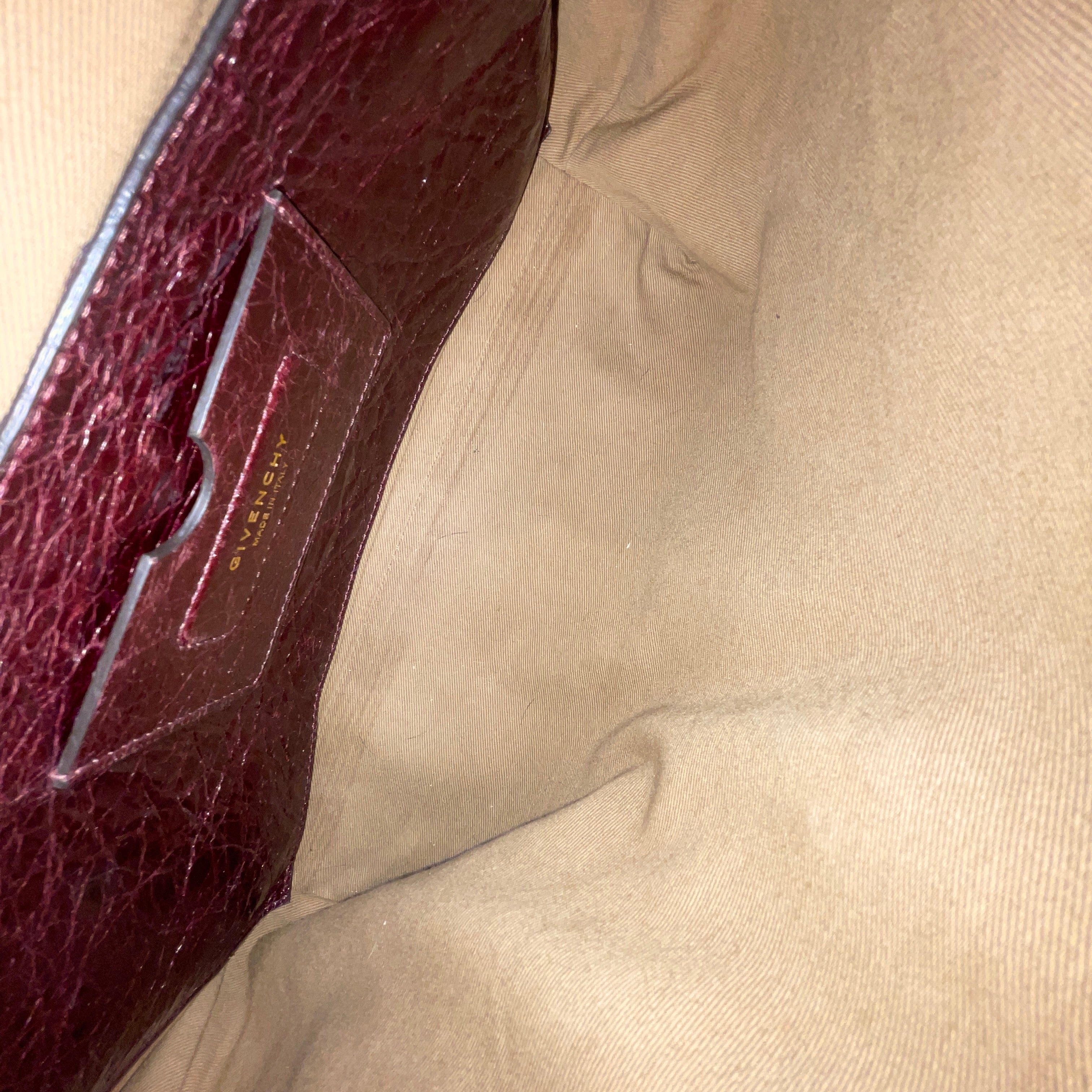 GIVENCHY/Cross Body Bag/Leather/BRD/CRACKLED CALFSKIN LEATHER view 5