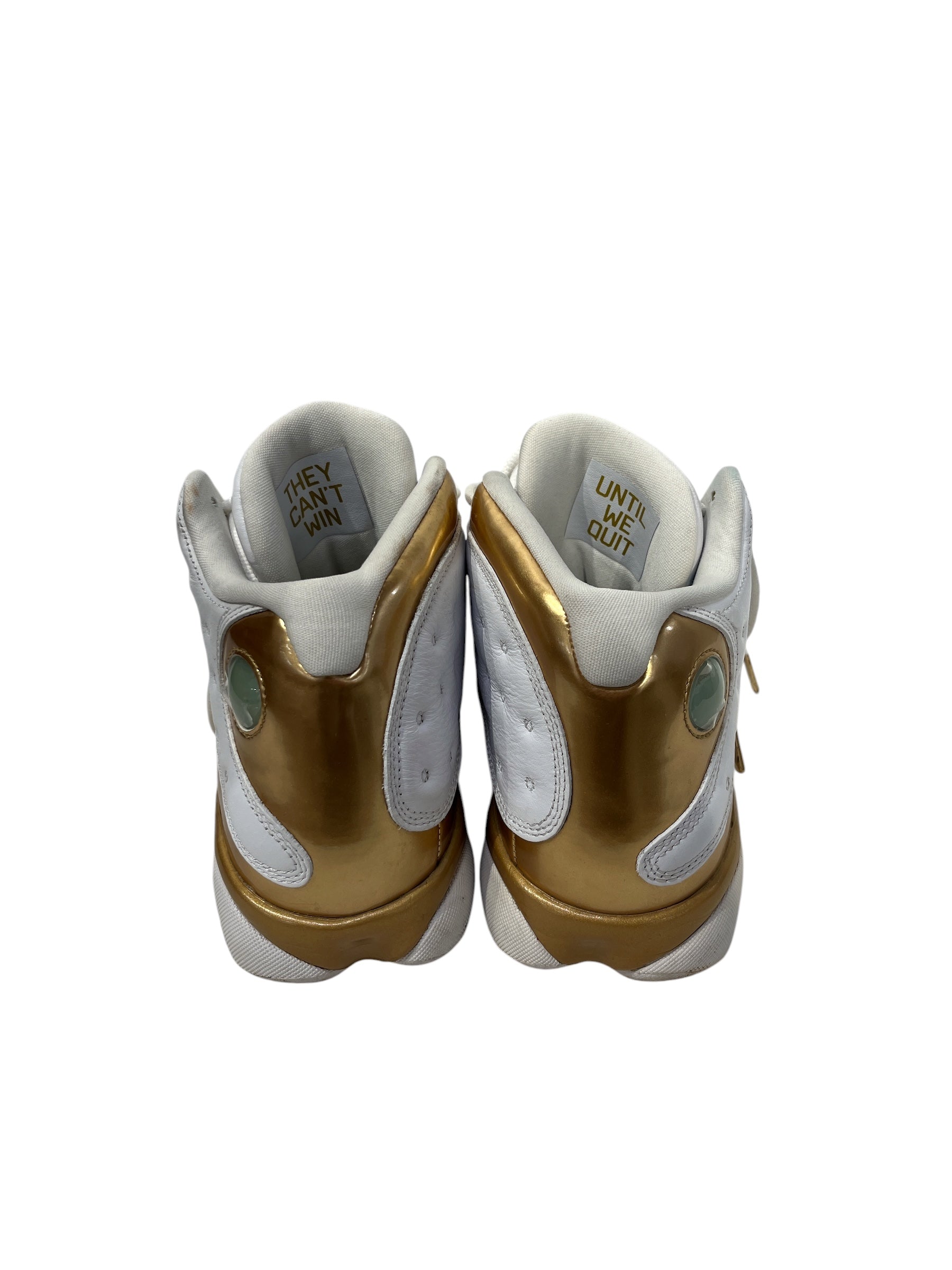 JORDAN BRAND/Hi-Sneakers/US 9.5/Leather/WHT/jordan 13 dmp view 4