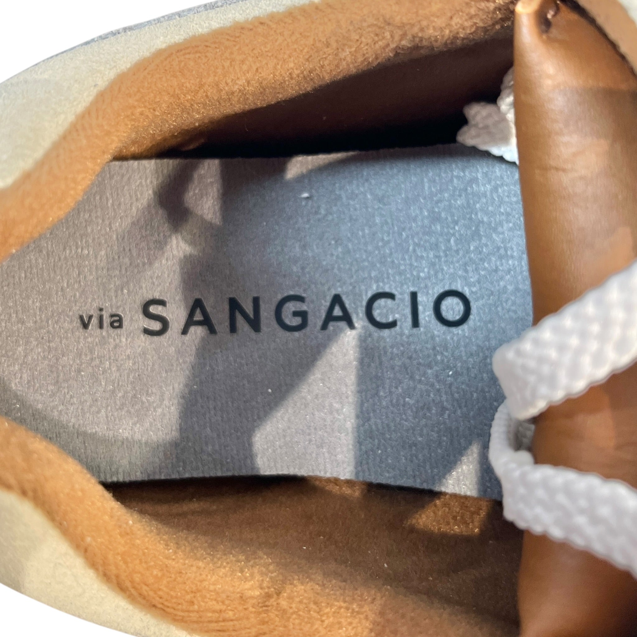 SANGACIO/Low-Sneakers/US 9/WHT/Leather/ view 3
