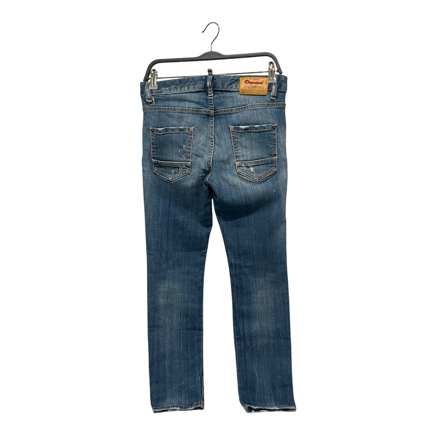 DSQUARED2/Skinny Pants/38/Denim/BLU/DISTRESSED view 2